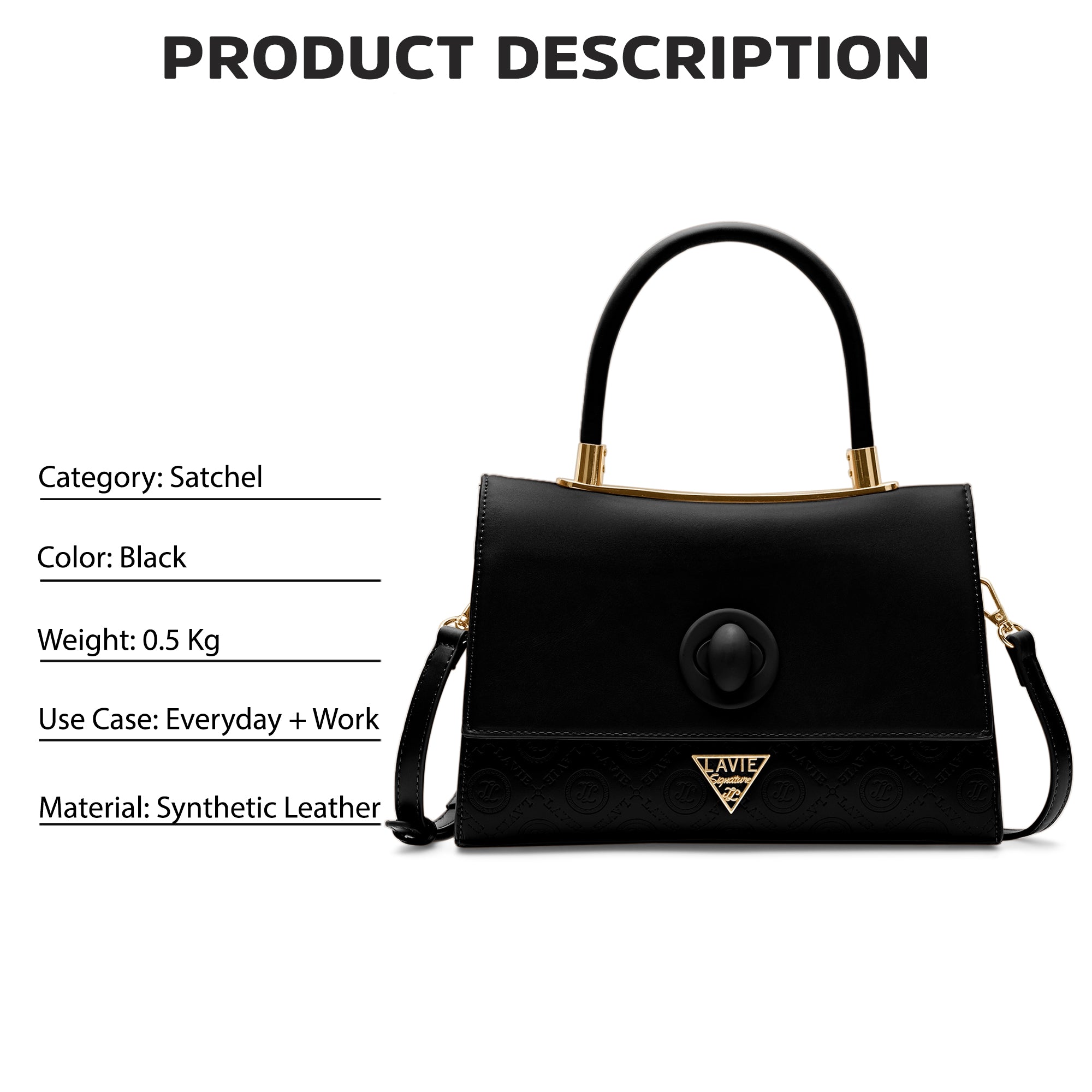 Charlotte Flap Medium Satchel Bag