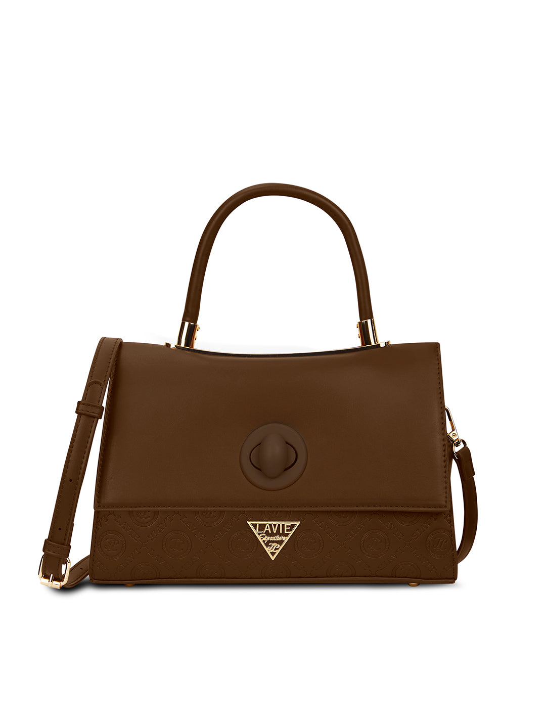 Charlotte Flap Medium Satchel Bag