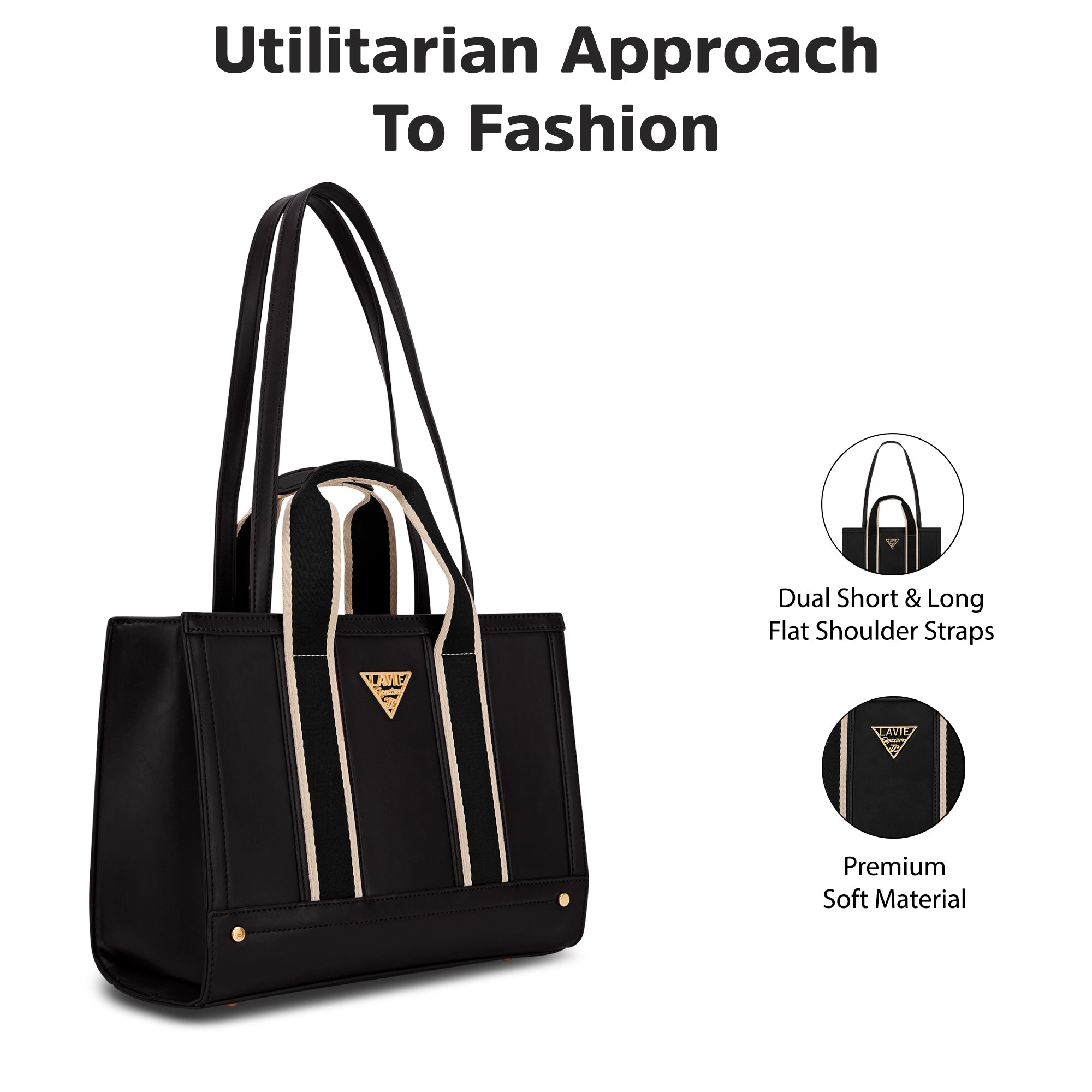 Columbus 3 Compartment Medium Satchel Bag
