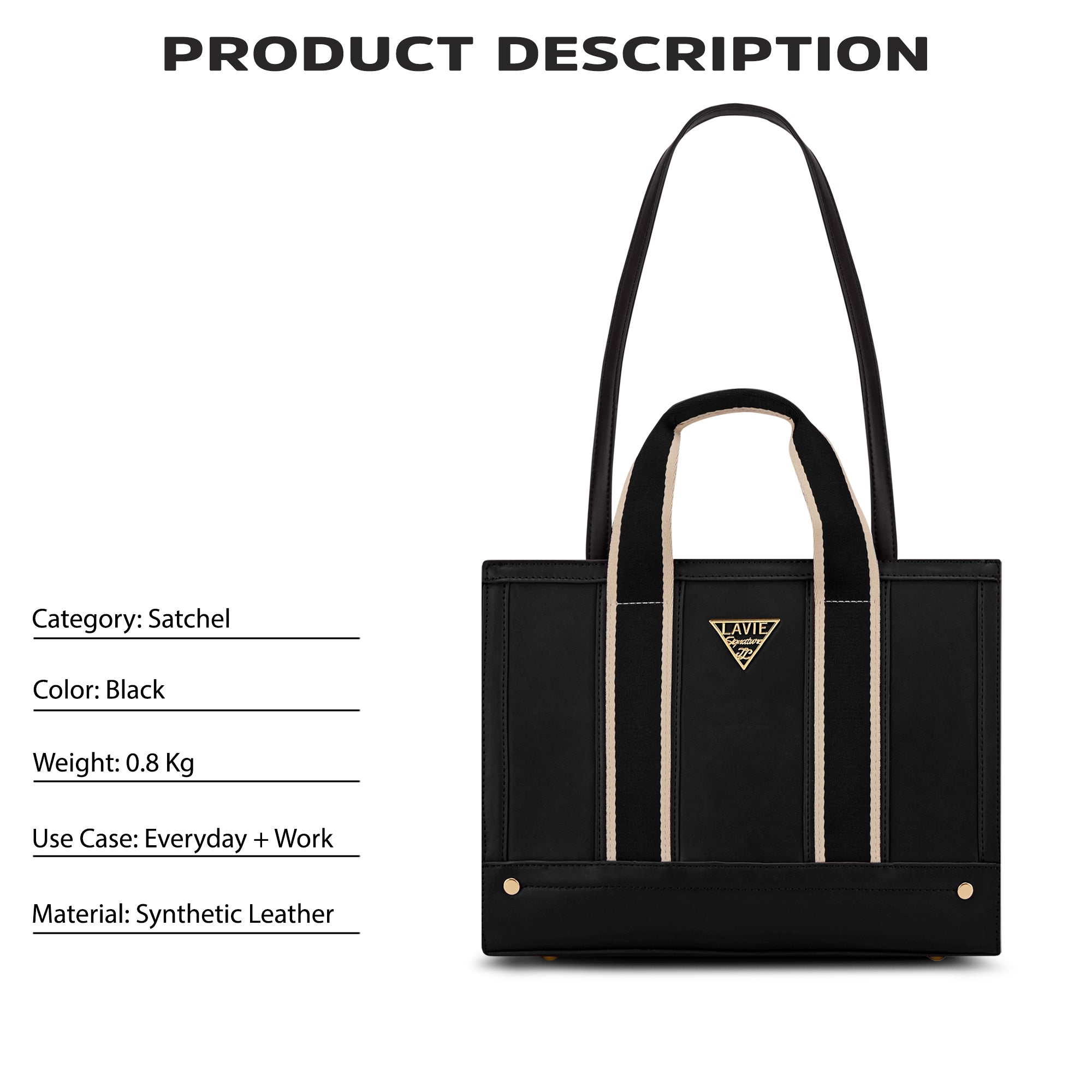 Columbus 3 Compartment Medium Satchel Bag
