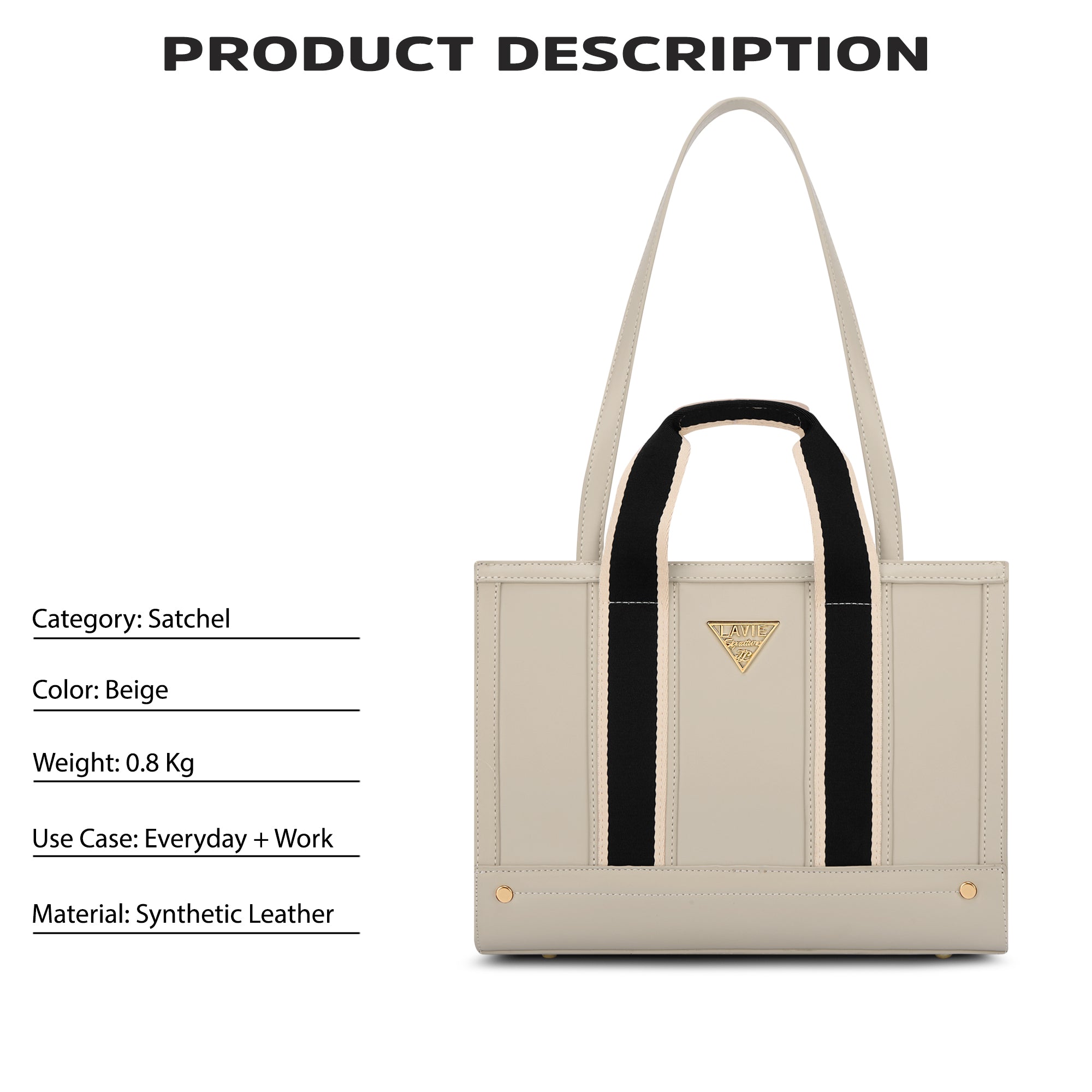 Columbus 3 Compartment Medium Satchel Bag