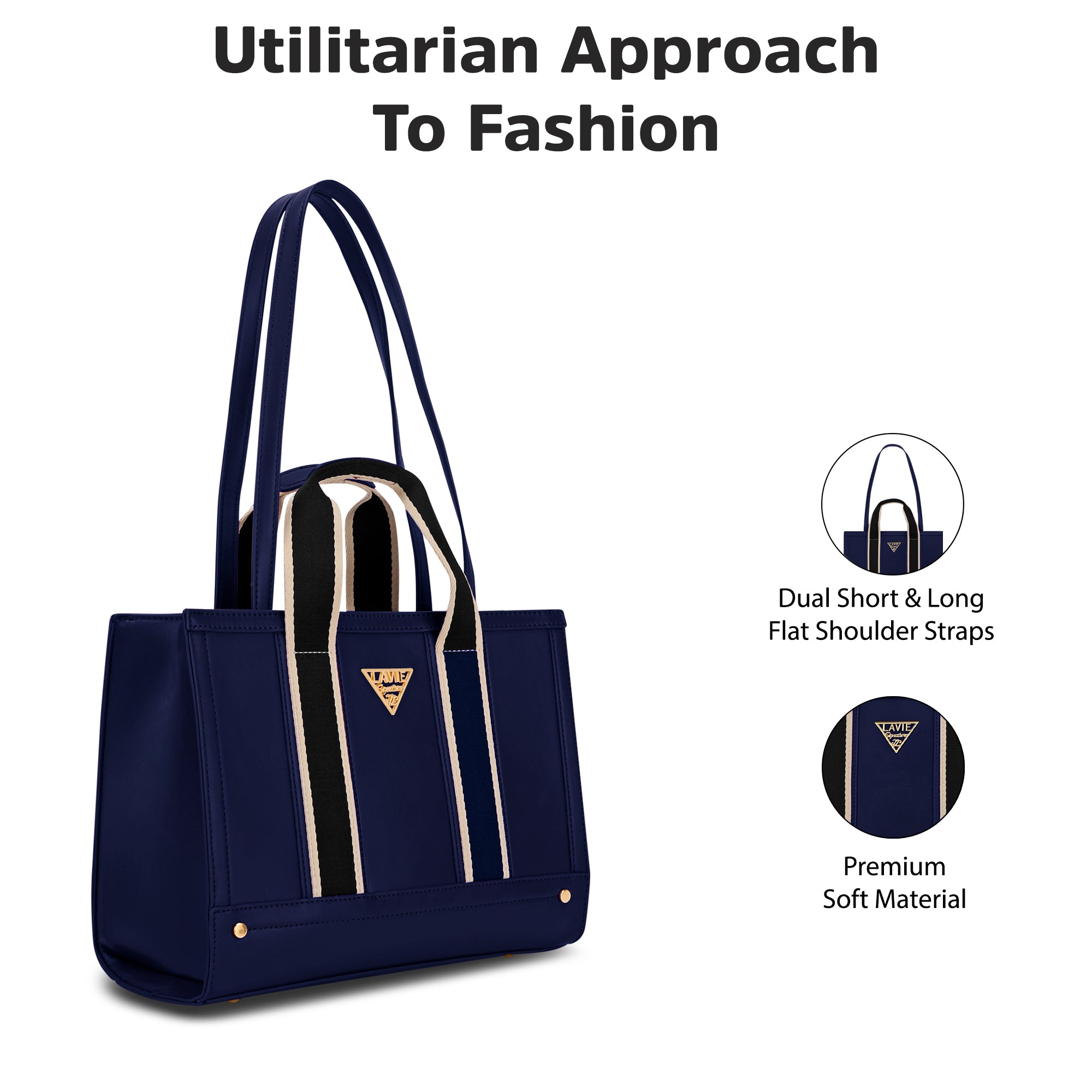 Columbus 3 Compartment Medium Satchel Bag