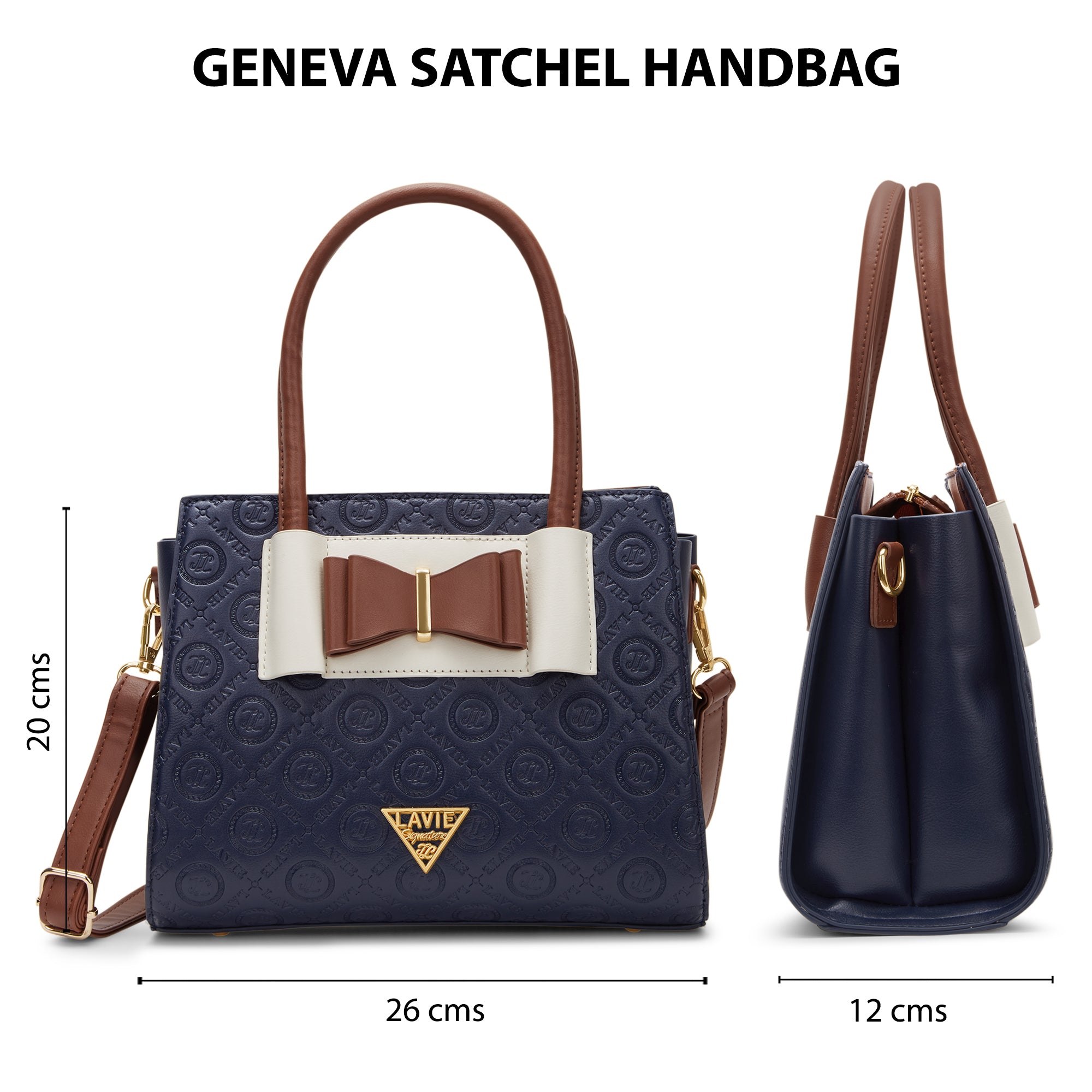 Geneva Colourblock Medium Satchel Bag