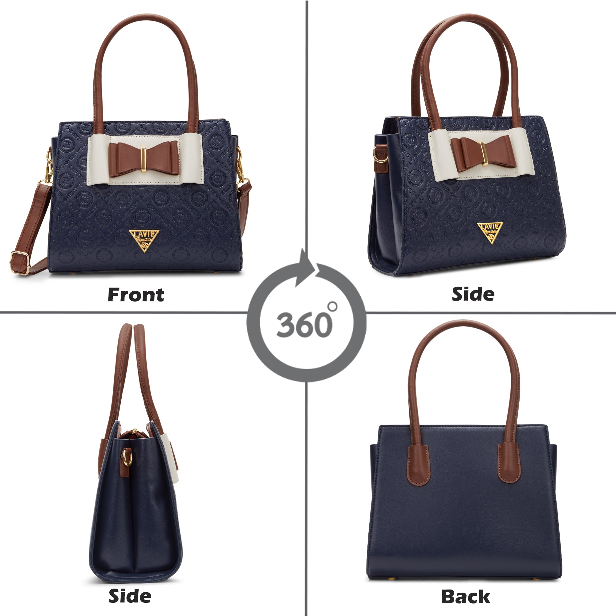 Geneva Colourblock Medium Satchel Bag