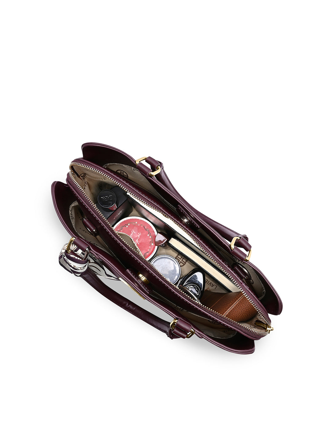 Omaha 3 Compartments Large Satchel Bag