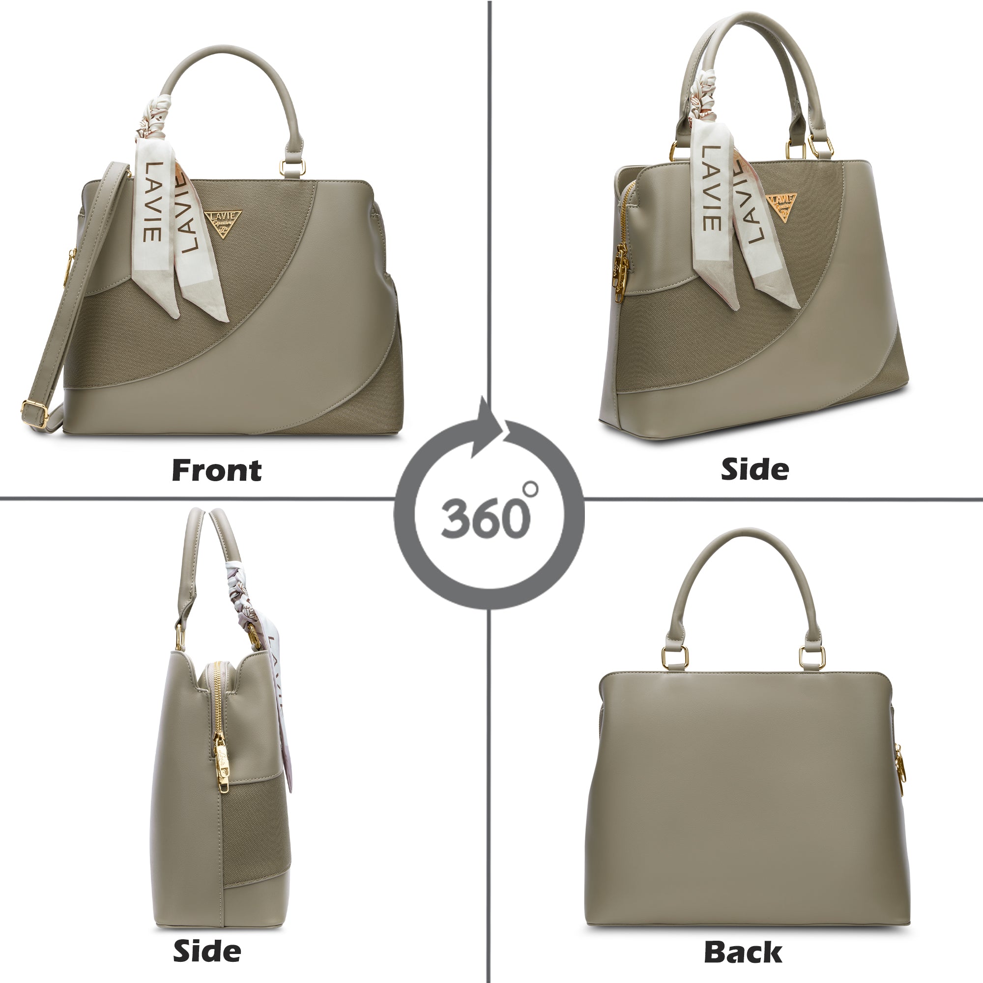 Omaha 3 Compartments Large Satchel Bag