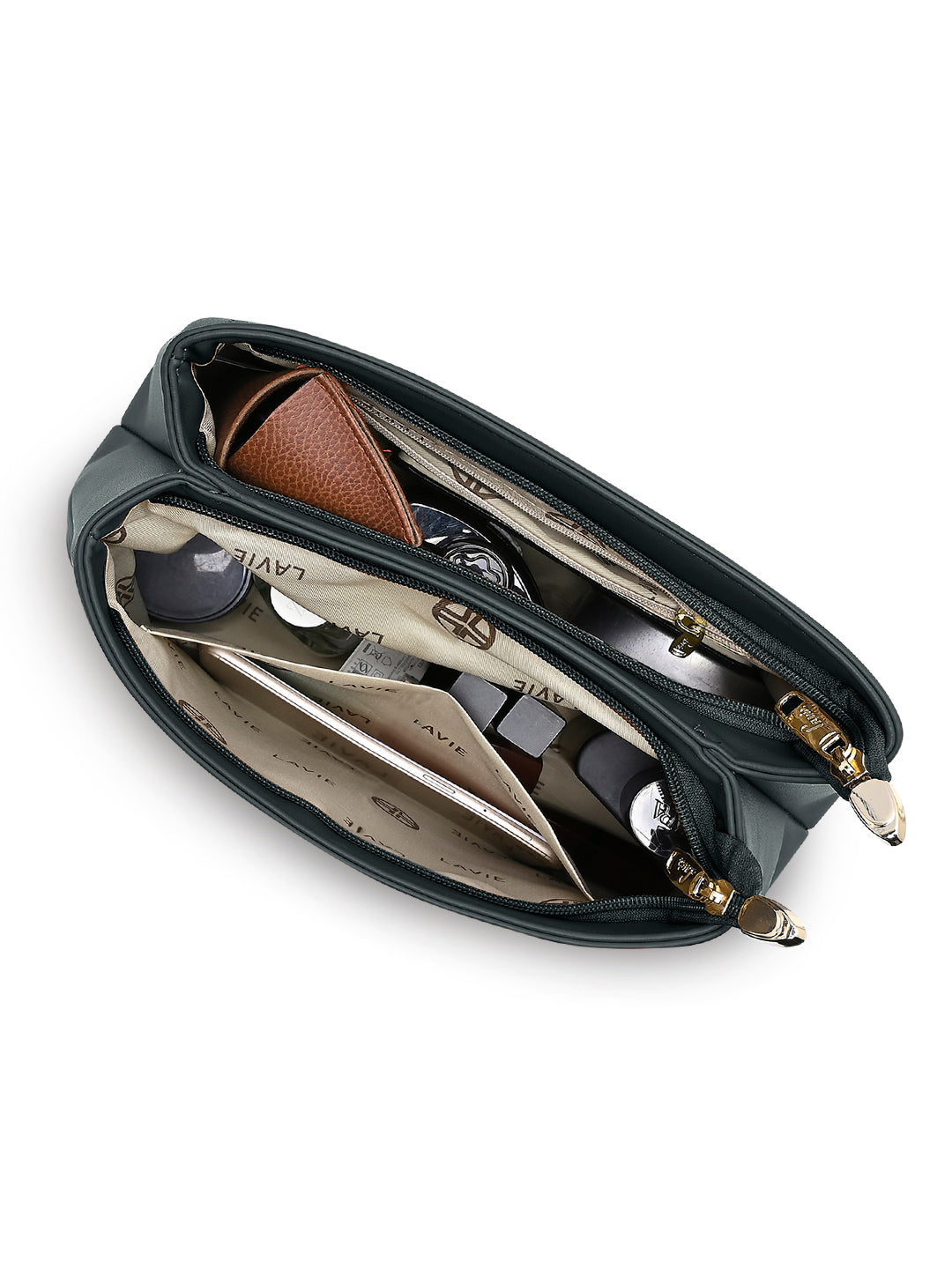 Plano 2 Compartments Flap Medium Satchel Bag
