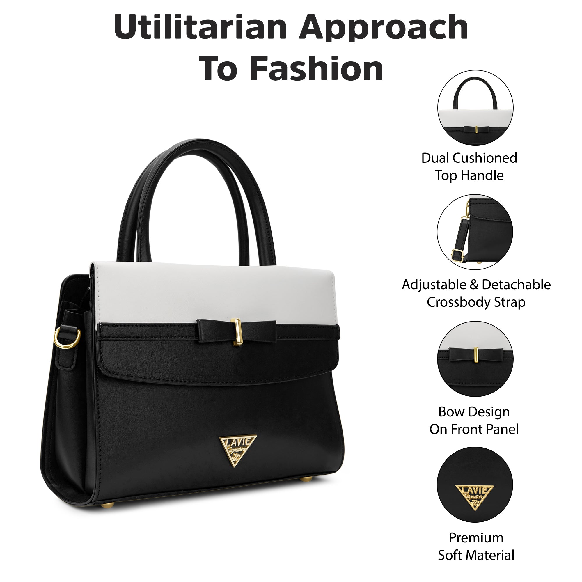 Tupelo 2 Compartments Medium Satchel Bag