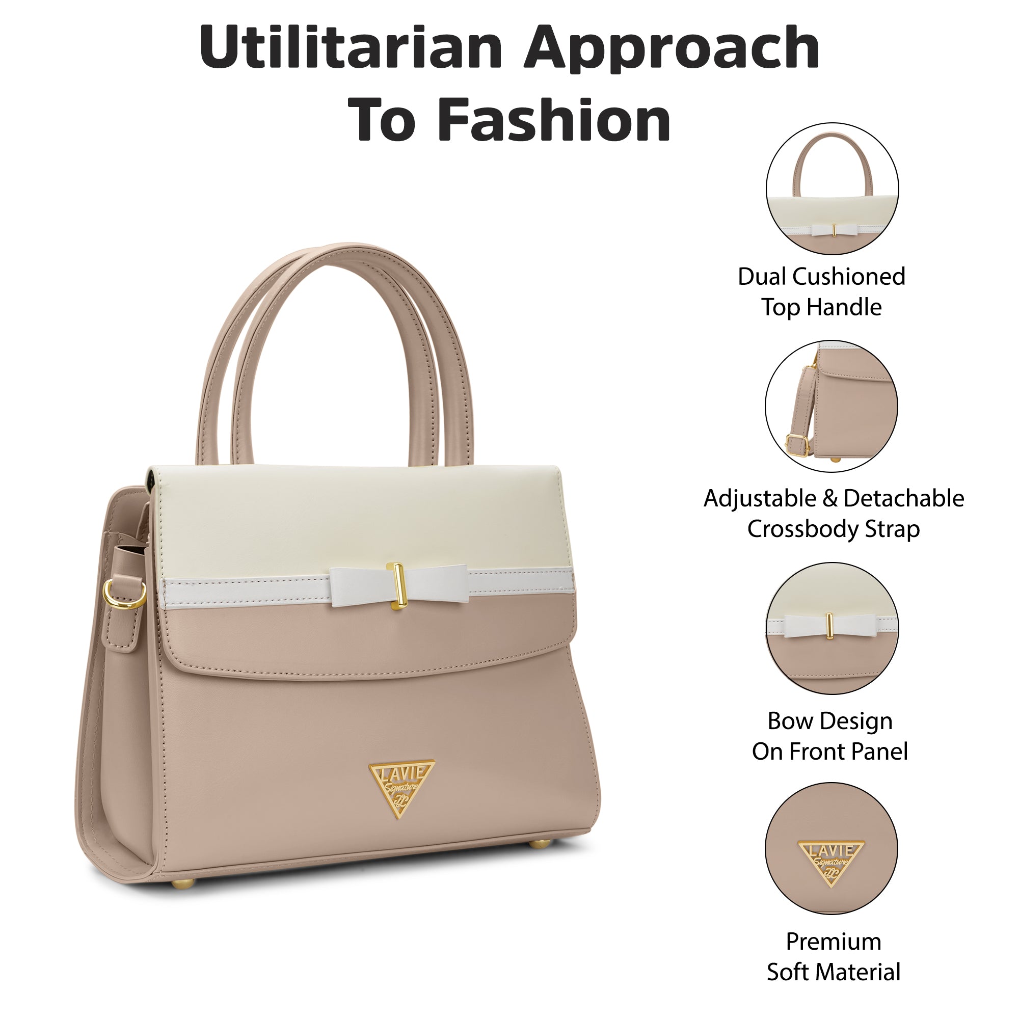 Tupelo 2 Compartments Medium Satchel Bag