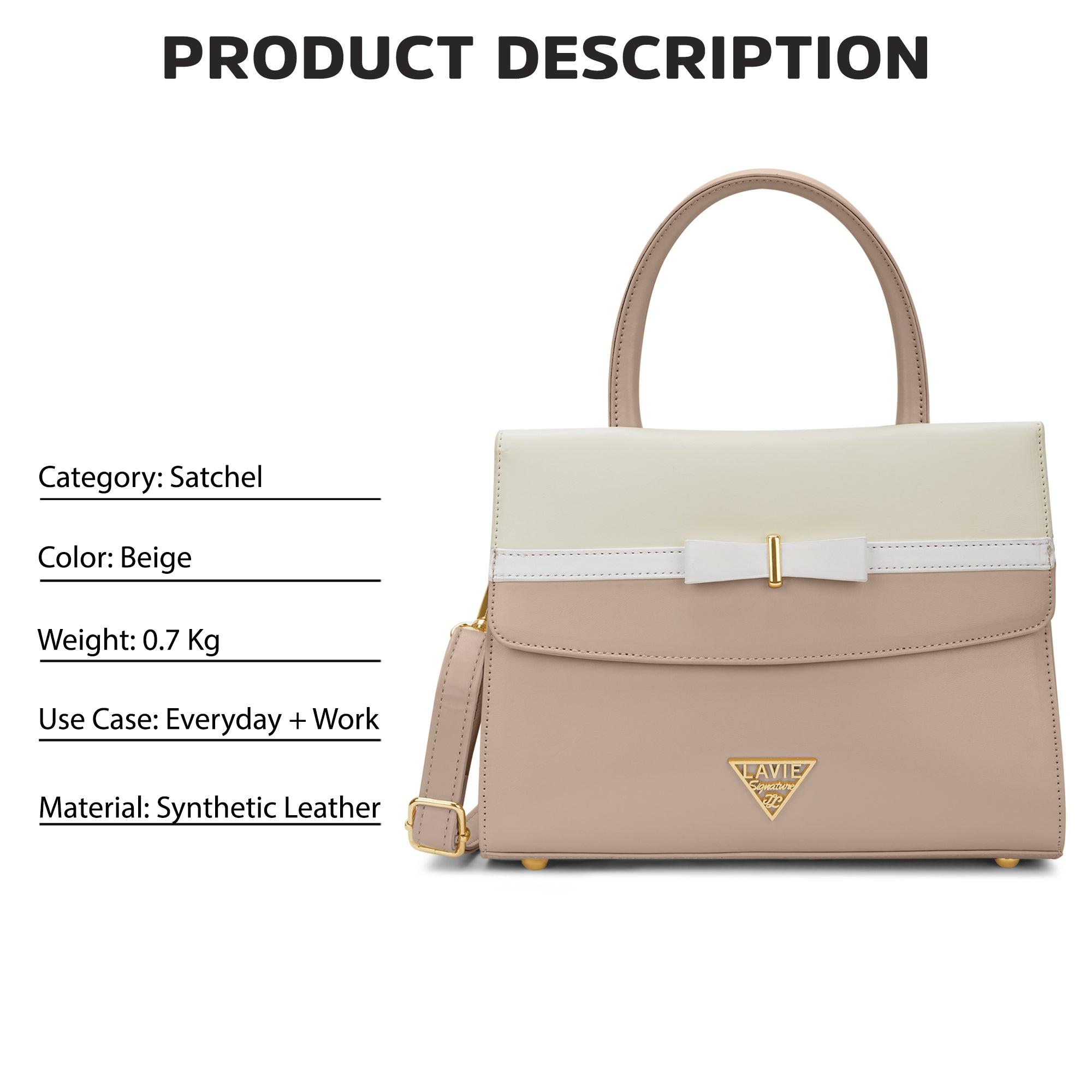 Tupelo 2 Compartments Medium Satchel Bag