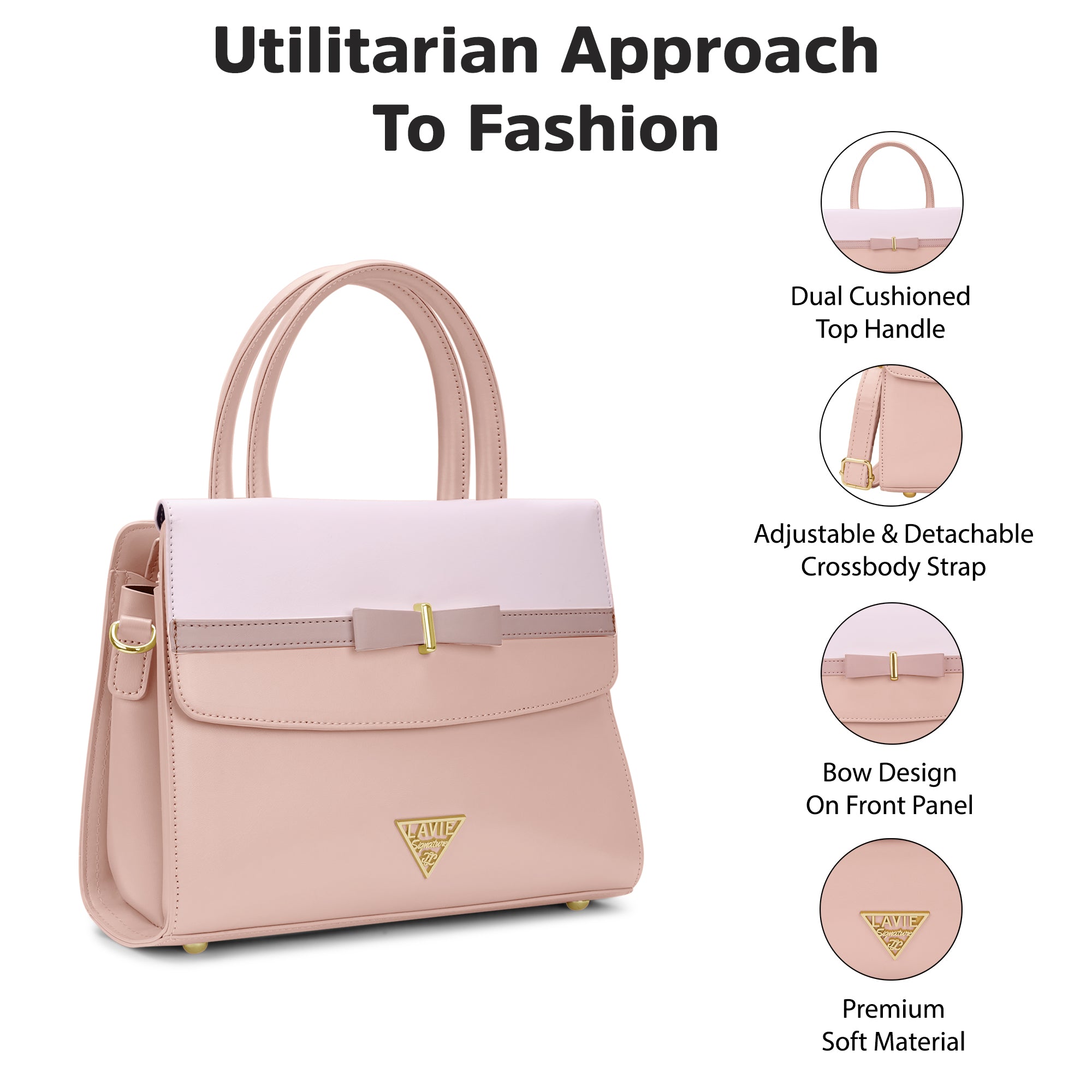 Tupelo 2 Compartments Medium Satchel Bag