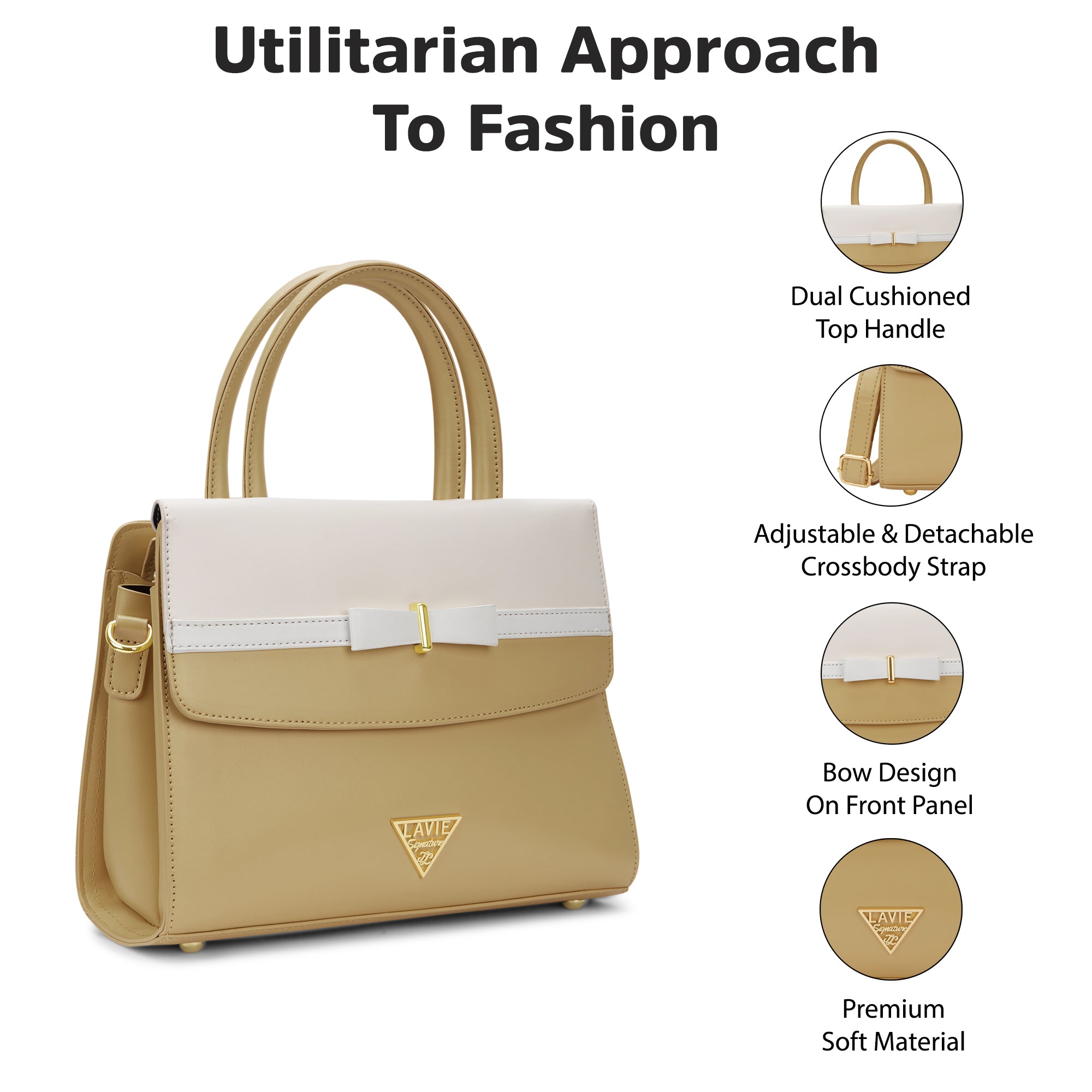 Tupelo 2 Compartments Medium Satchel Bag