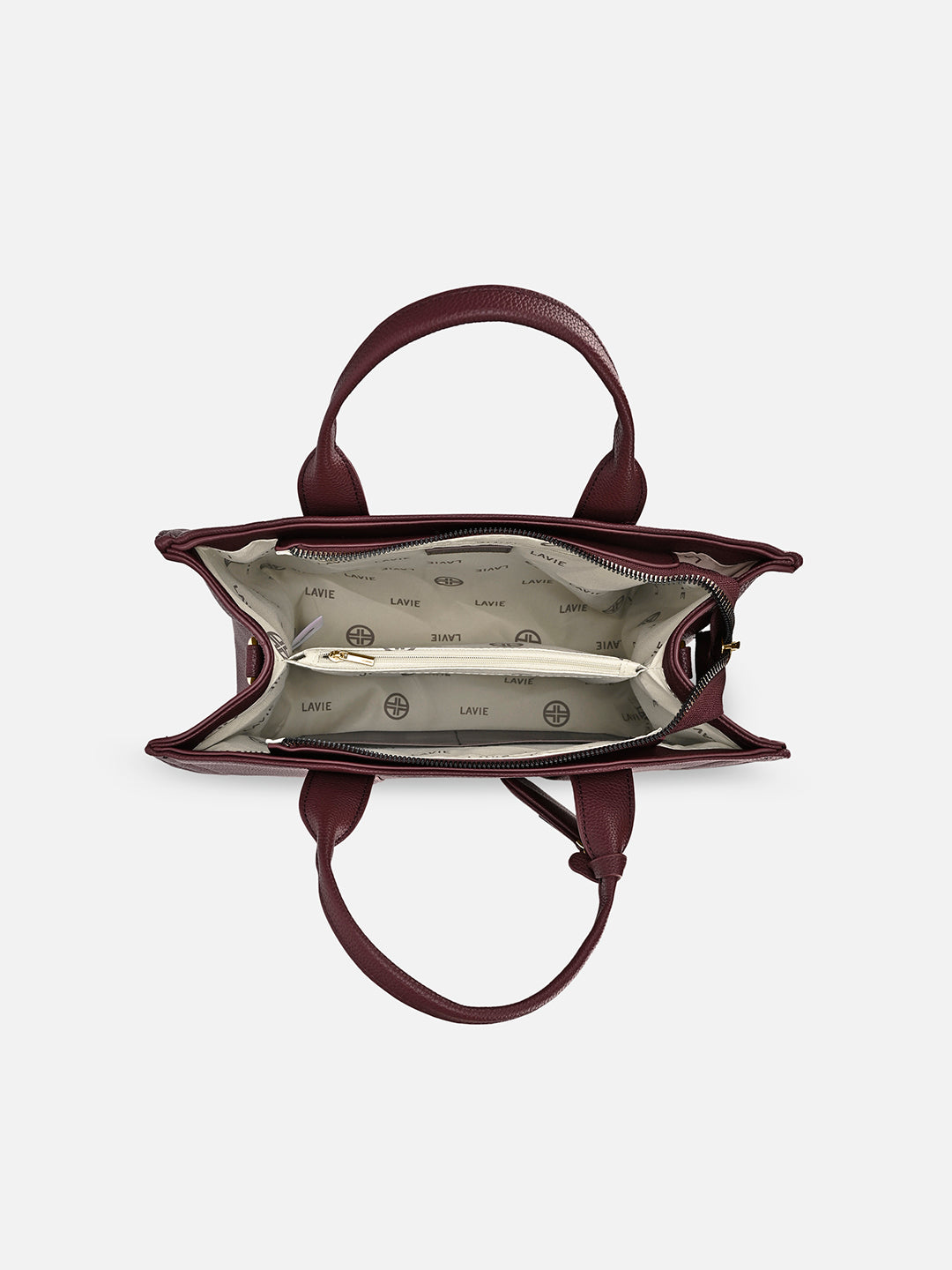 Cobs25 Large Satchel Bag Wine