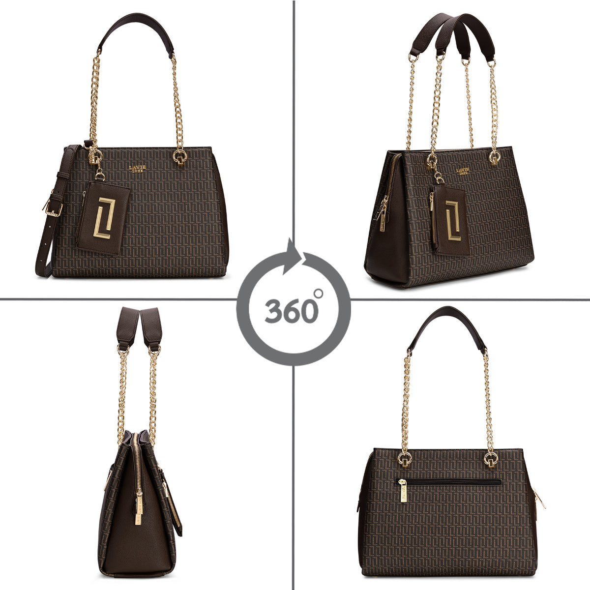 Monogram Ashley Large Choco Handbag