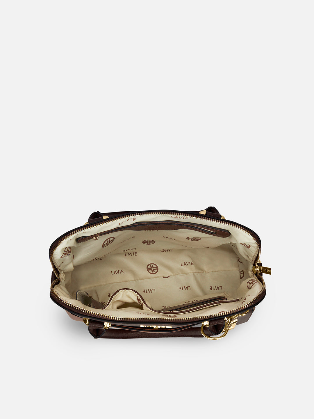 Duo Valle Medium Handbag Tan