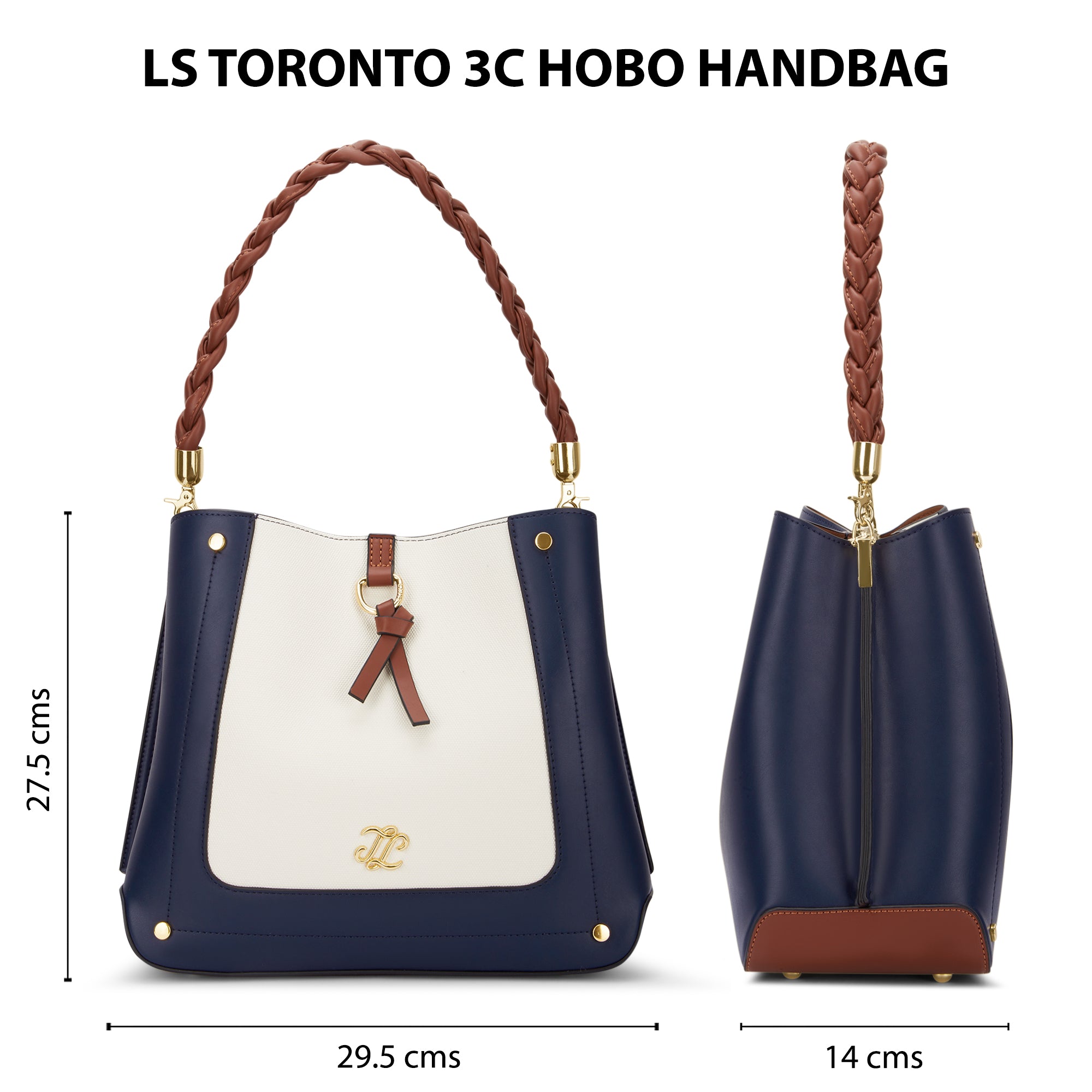 Toronto 3C Hobo 'S Ladies Handbag Navy