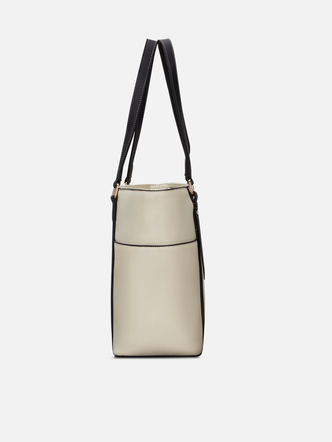 Harisburg Colourblock Tote Bag White