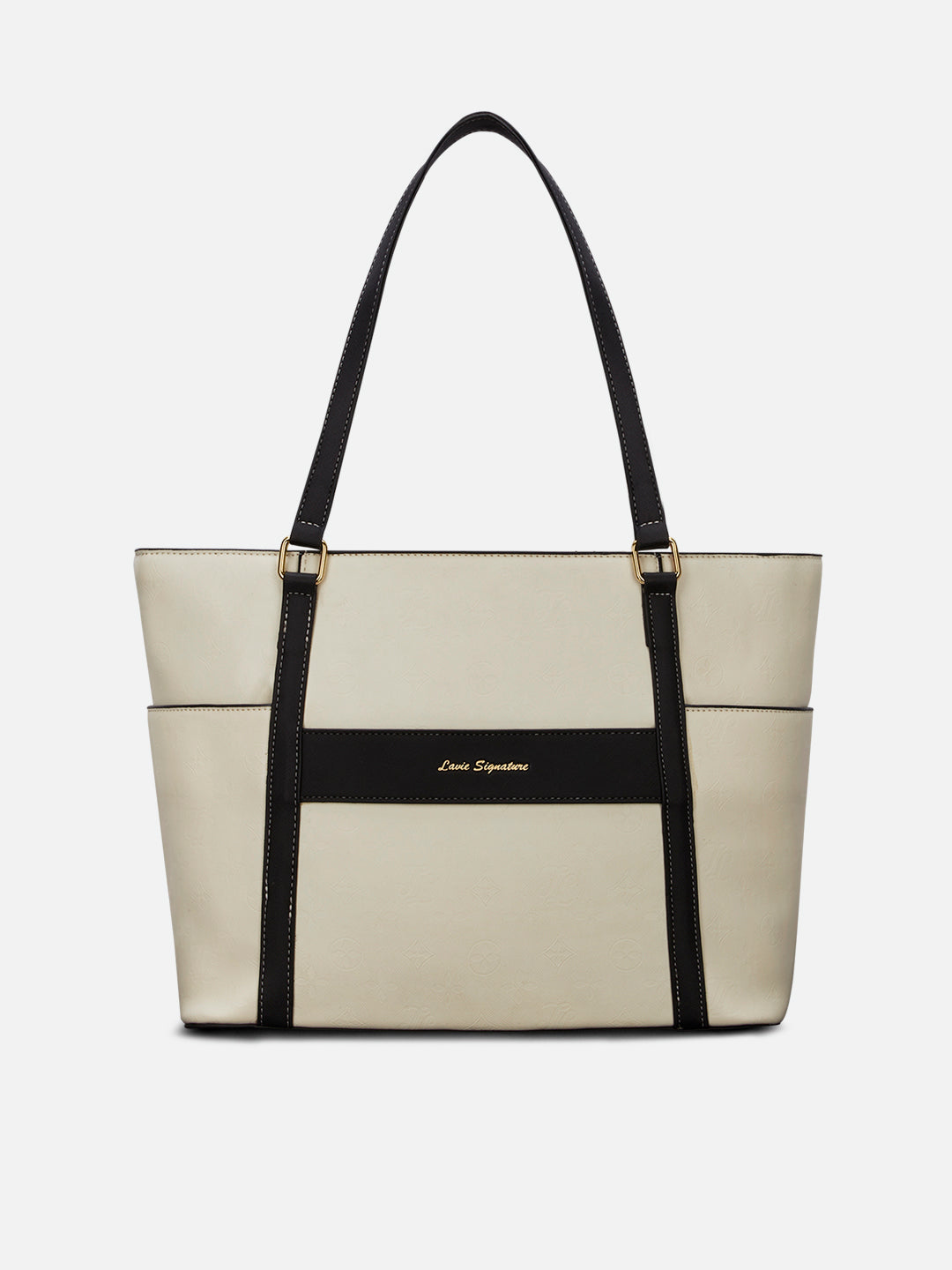 Harisburg Colourblock Tote Bag White