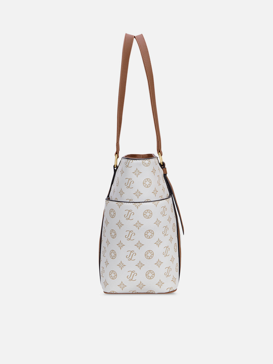 Harisburg Monogram Tote Bag Beige