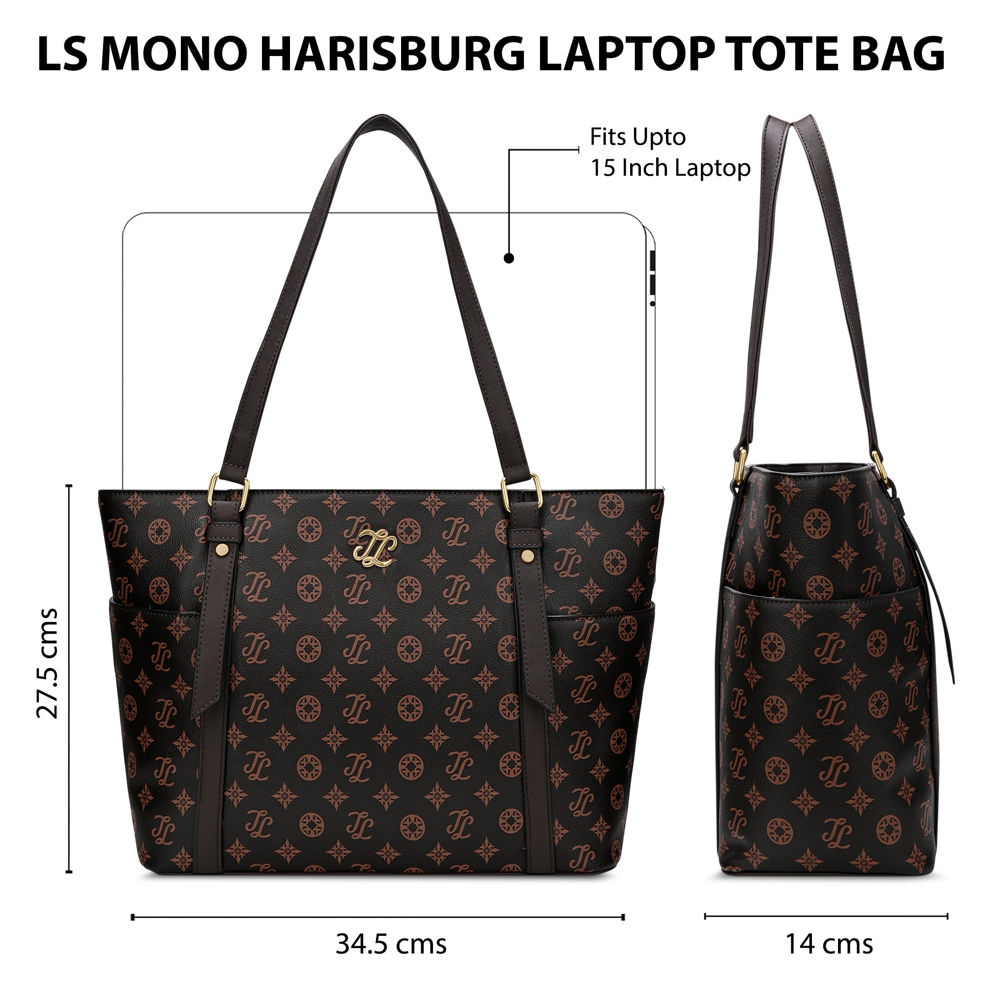 Knoxville Monogram Tote Bag Beige
