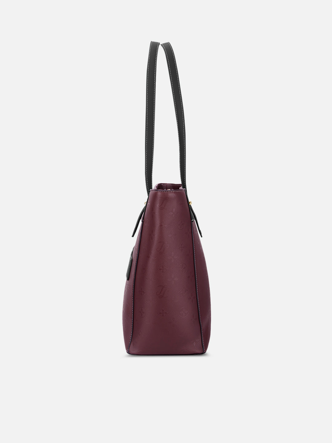 Maryland Colourblock Tote Bag Maroon