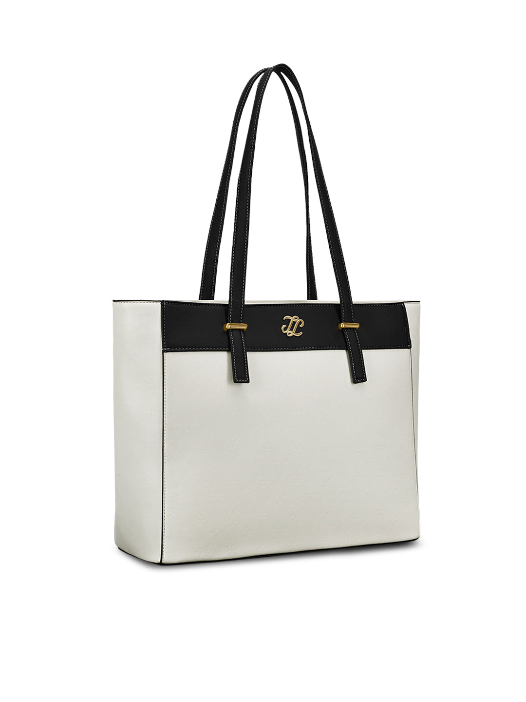 Maryland Colourblock Tote Bag White