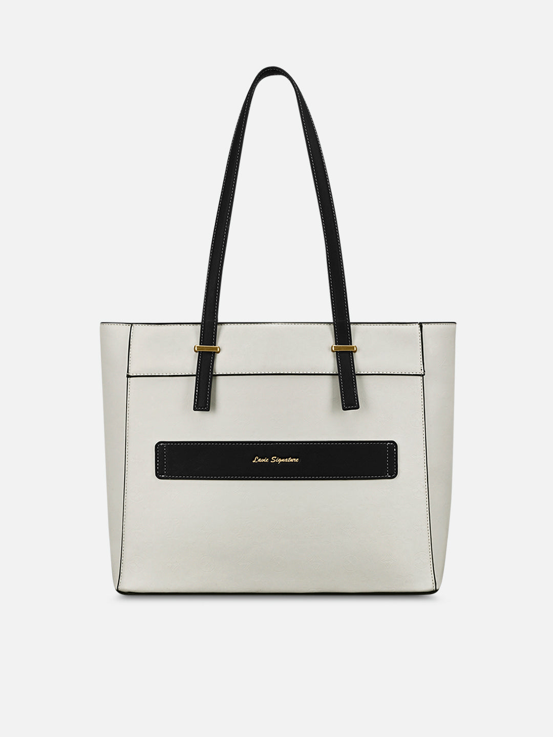 Maryland Colourblock Tote Bag White