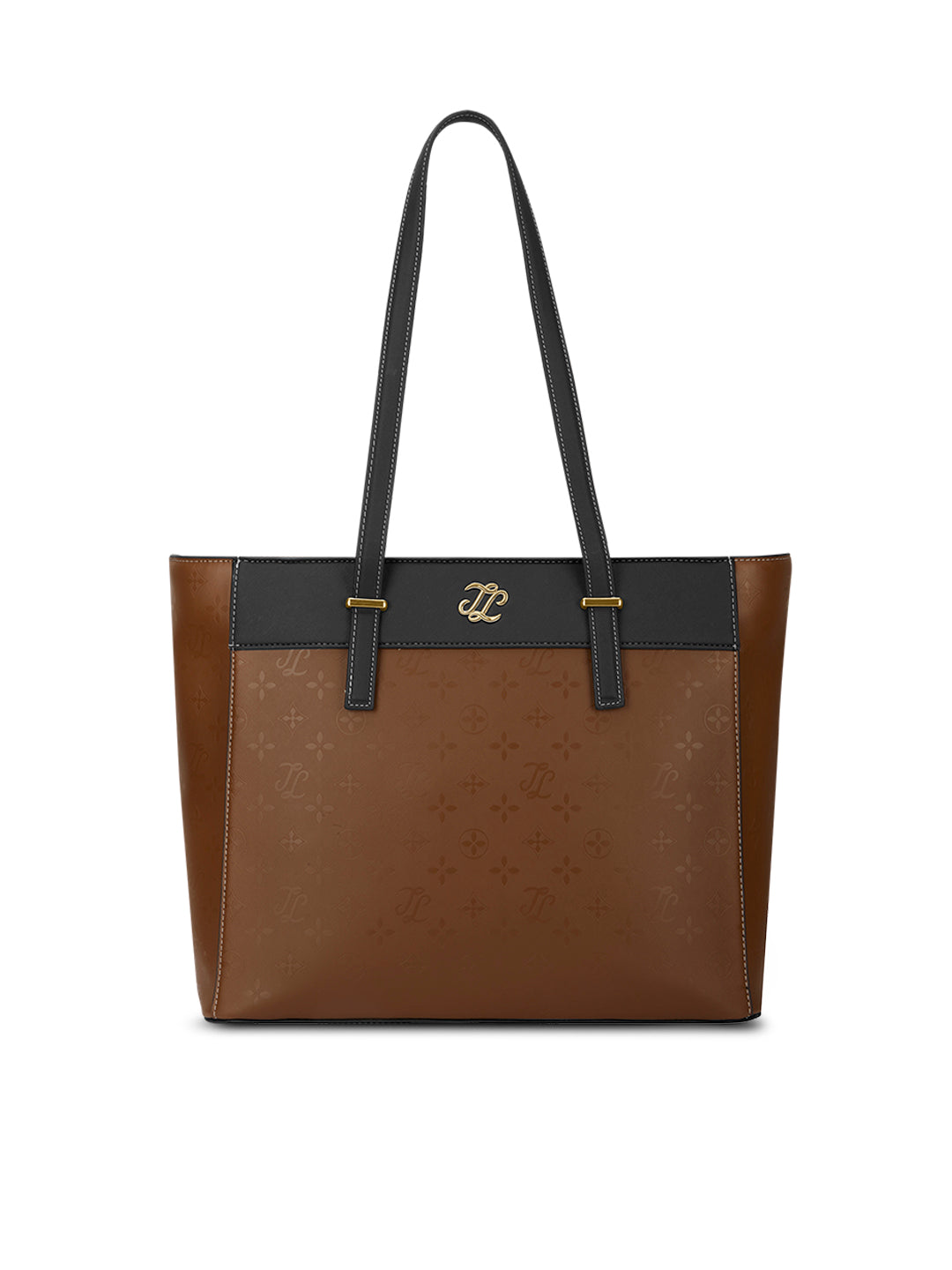 Maryland Colourblock Tote Bag Tan