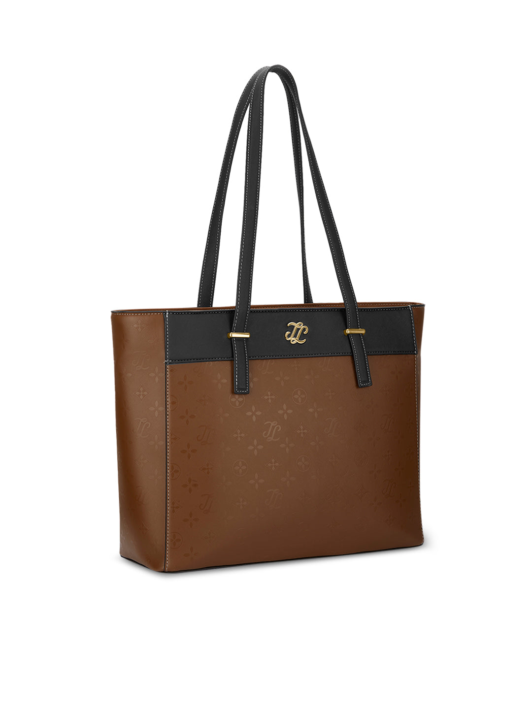 Maryland Colourblock Tote Bag Tan