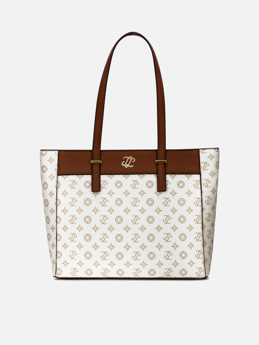 Maryland Monogram Tote Bag Beige