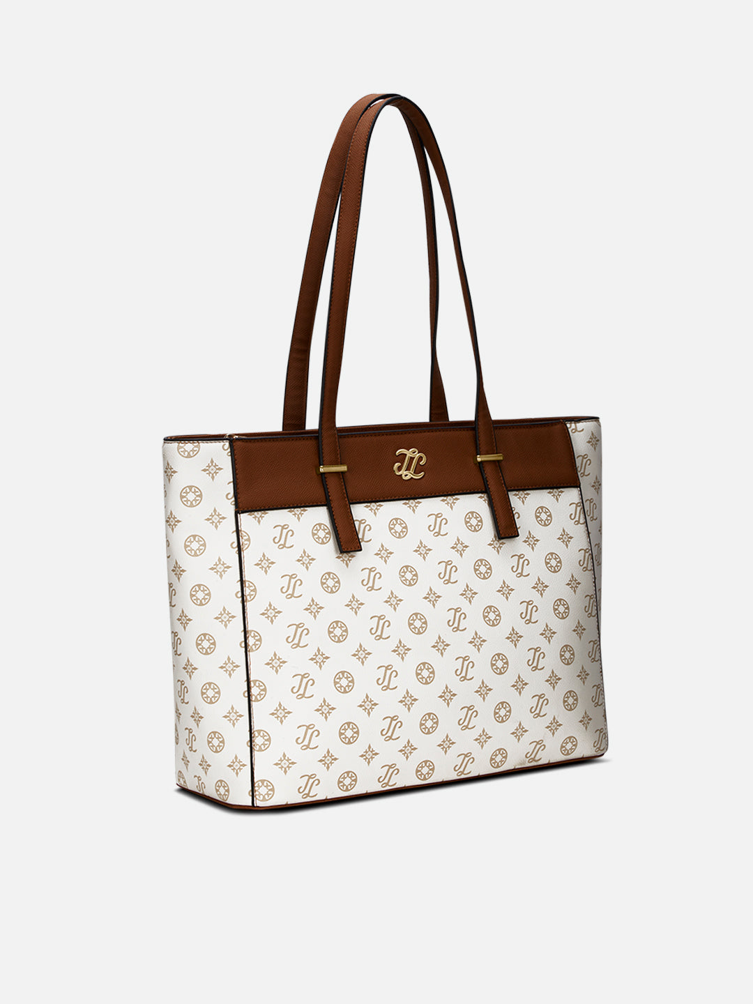 Maryland Monogram Tote Bag Beige