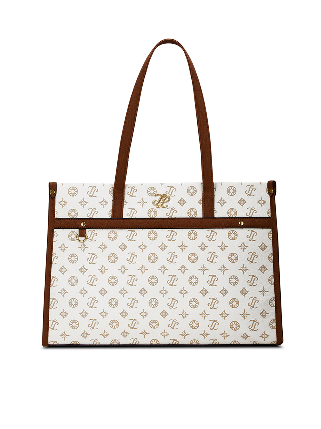 Kentucky Monogram Tote Bag Beige