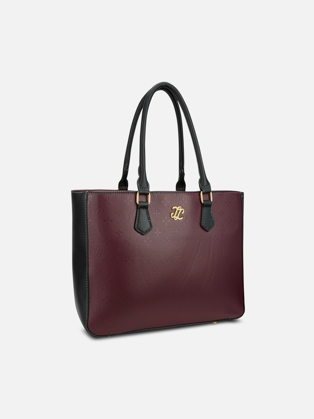 Pittsburg Colourblock Tote Bag Maroon
