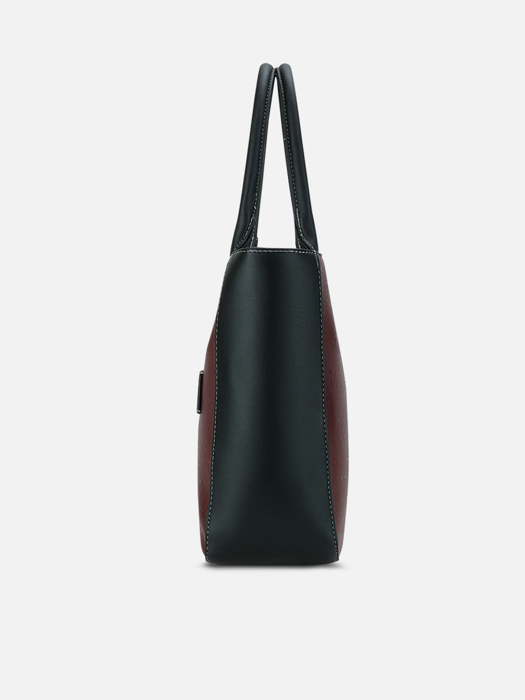 Pittsburg Colourblock Tote Bag Maroon