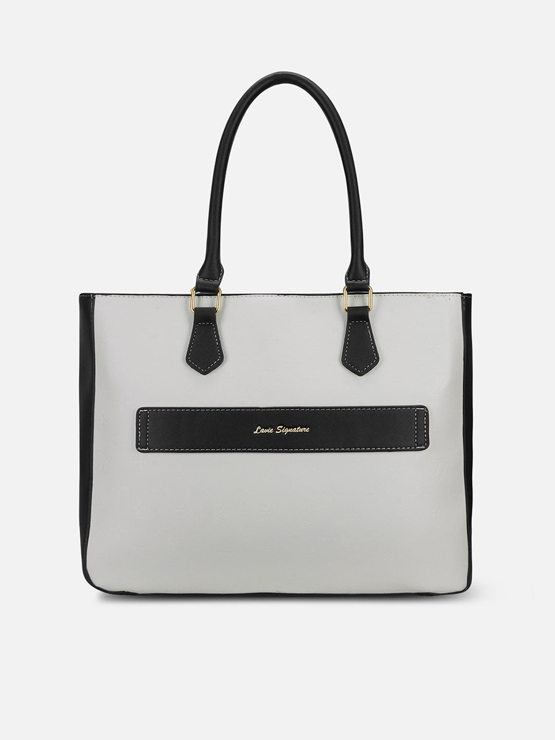 Pittsburg Colourblock Tote Bag White