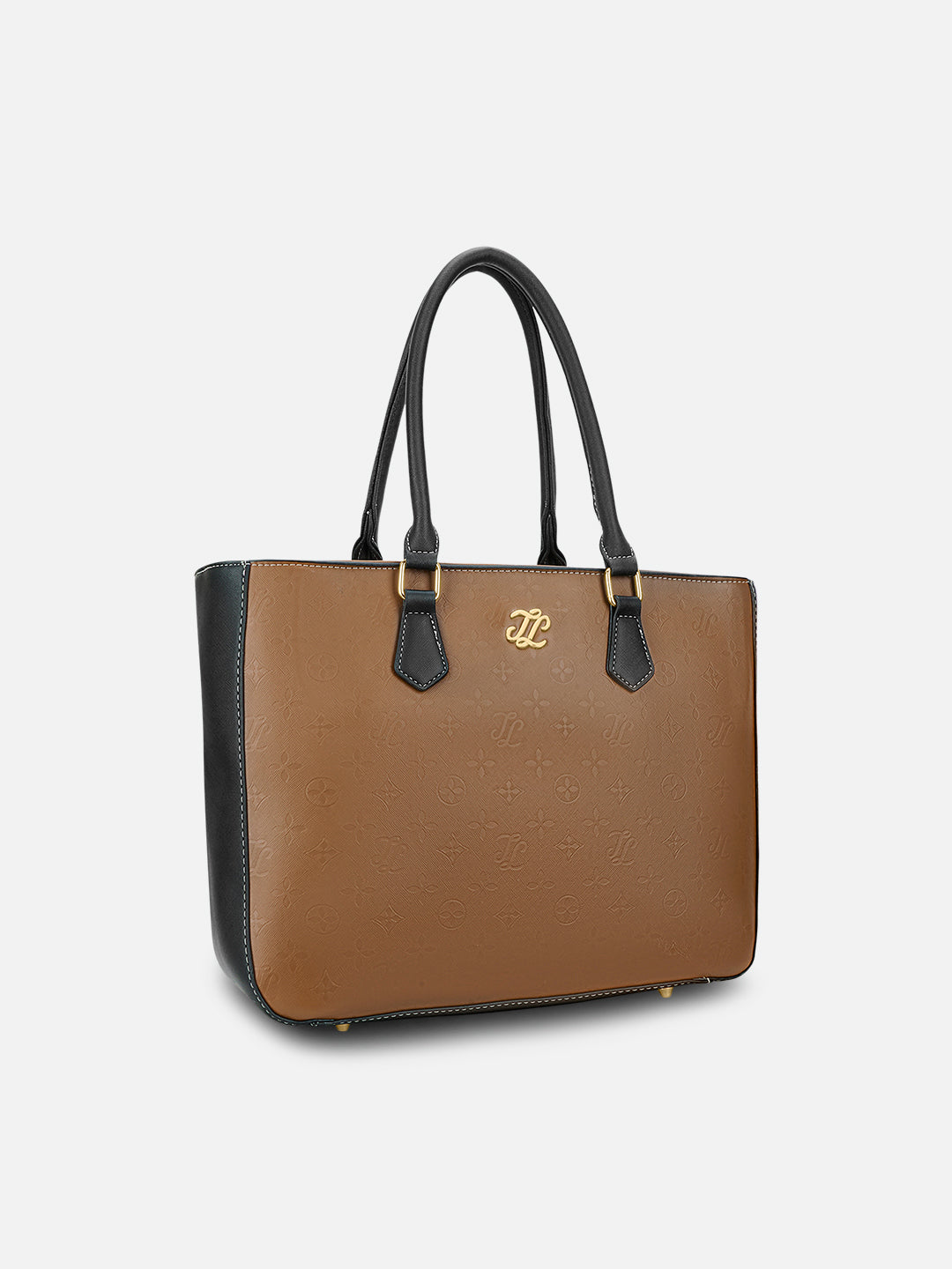 Pittsburg Colourblock Tote Bag Tan