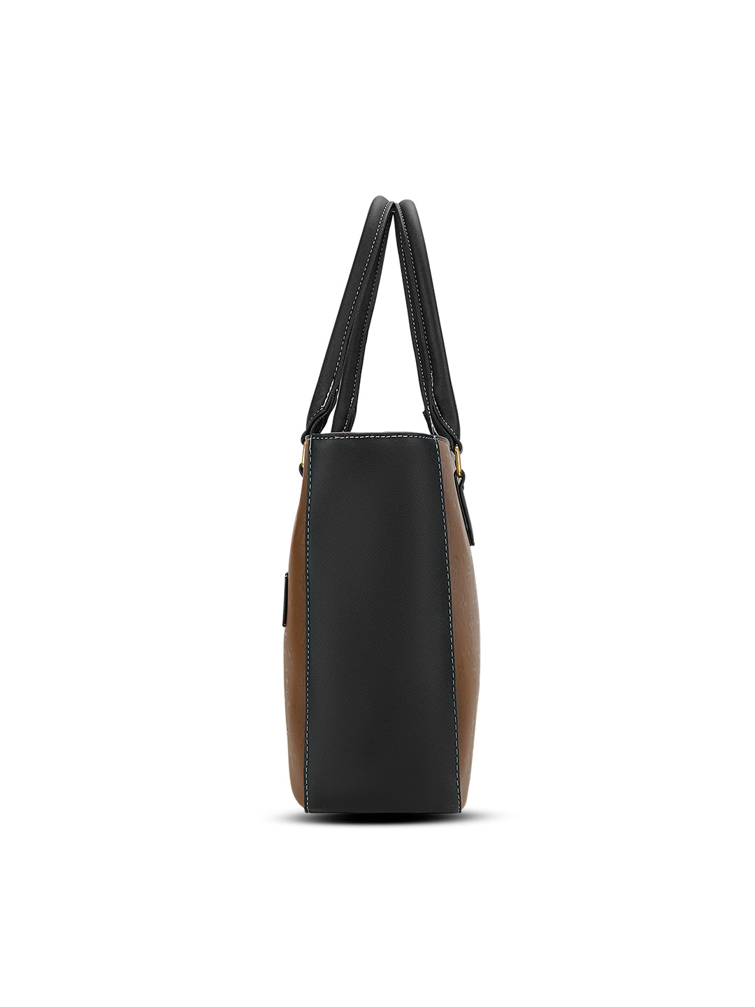 Pittsburg Colourblock Tote Bag Tan