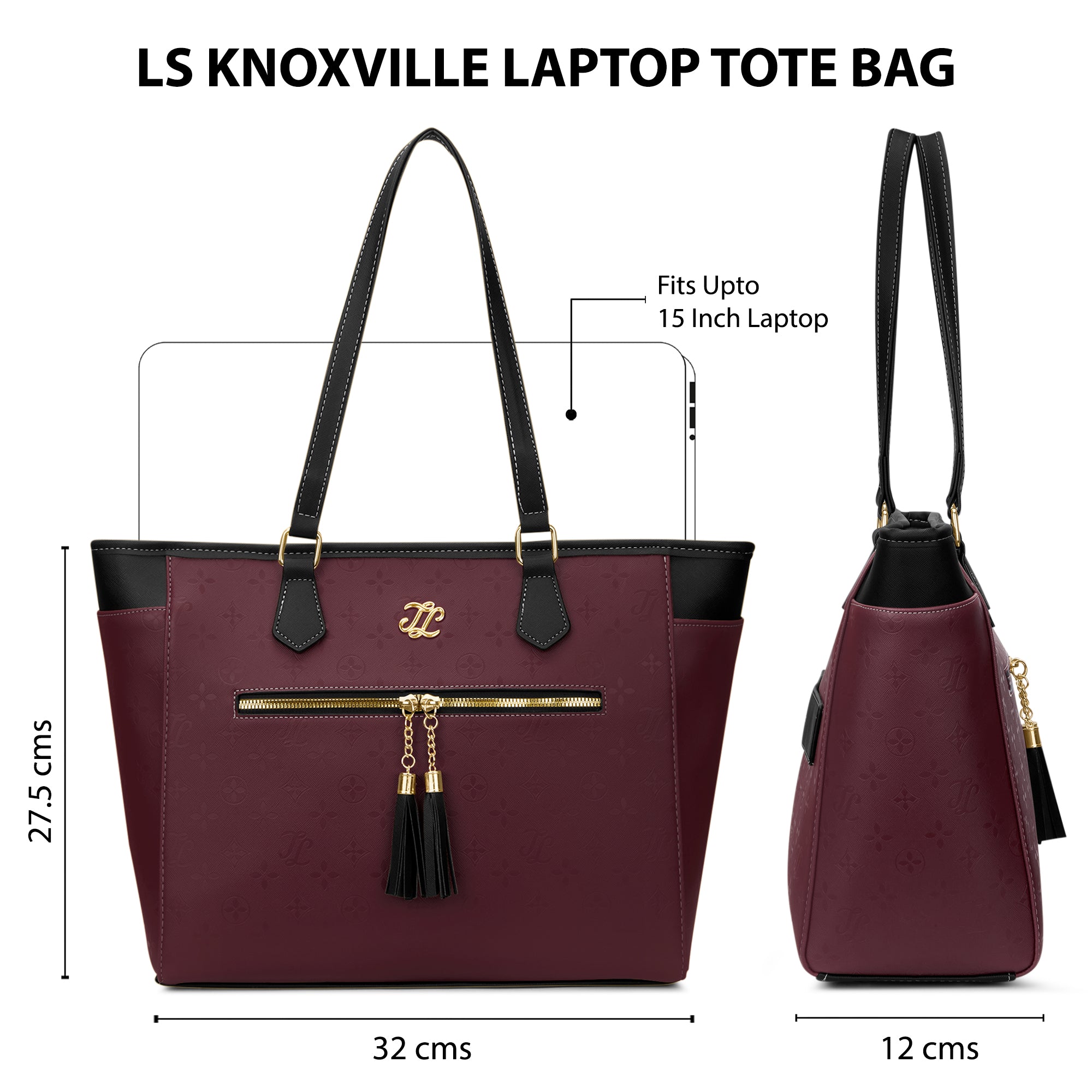 Nevada Flap Satchel Bag Maroon