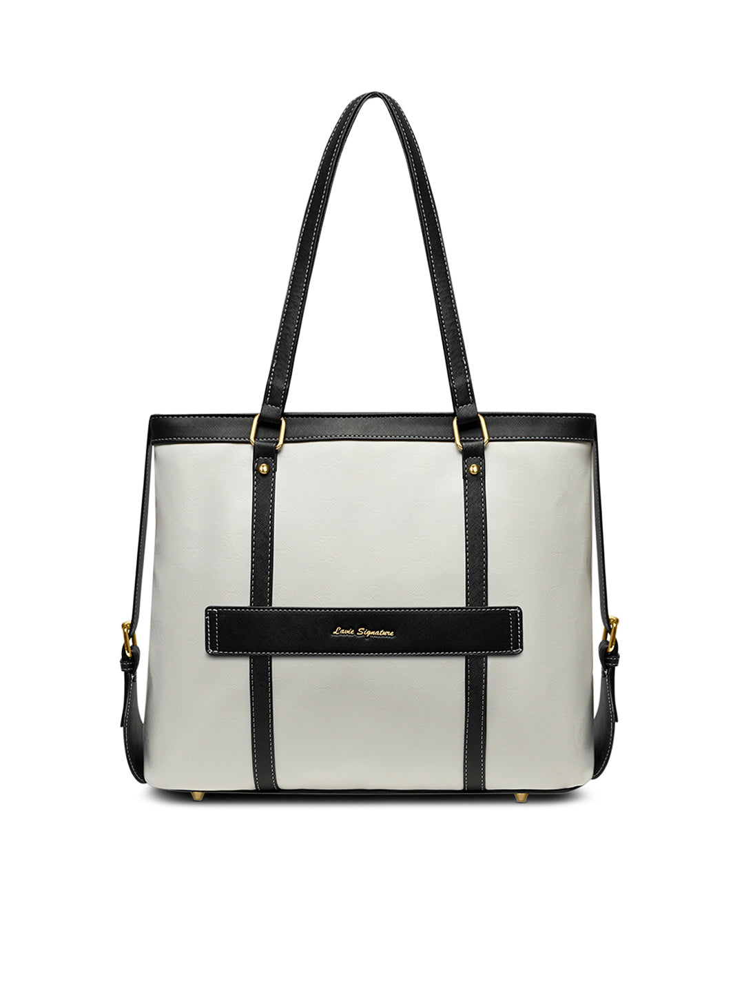 Sandiego Colourblock Tote Bag White