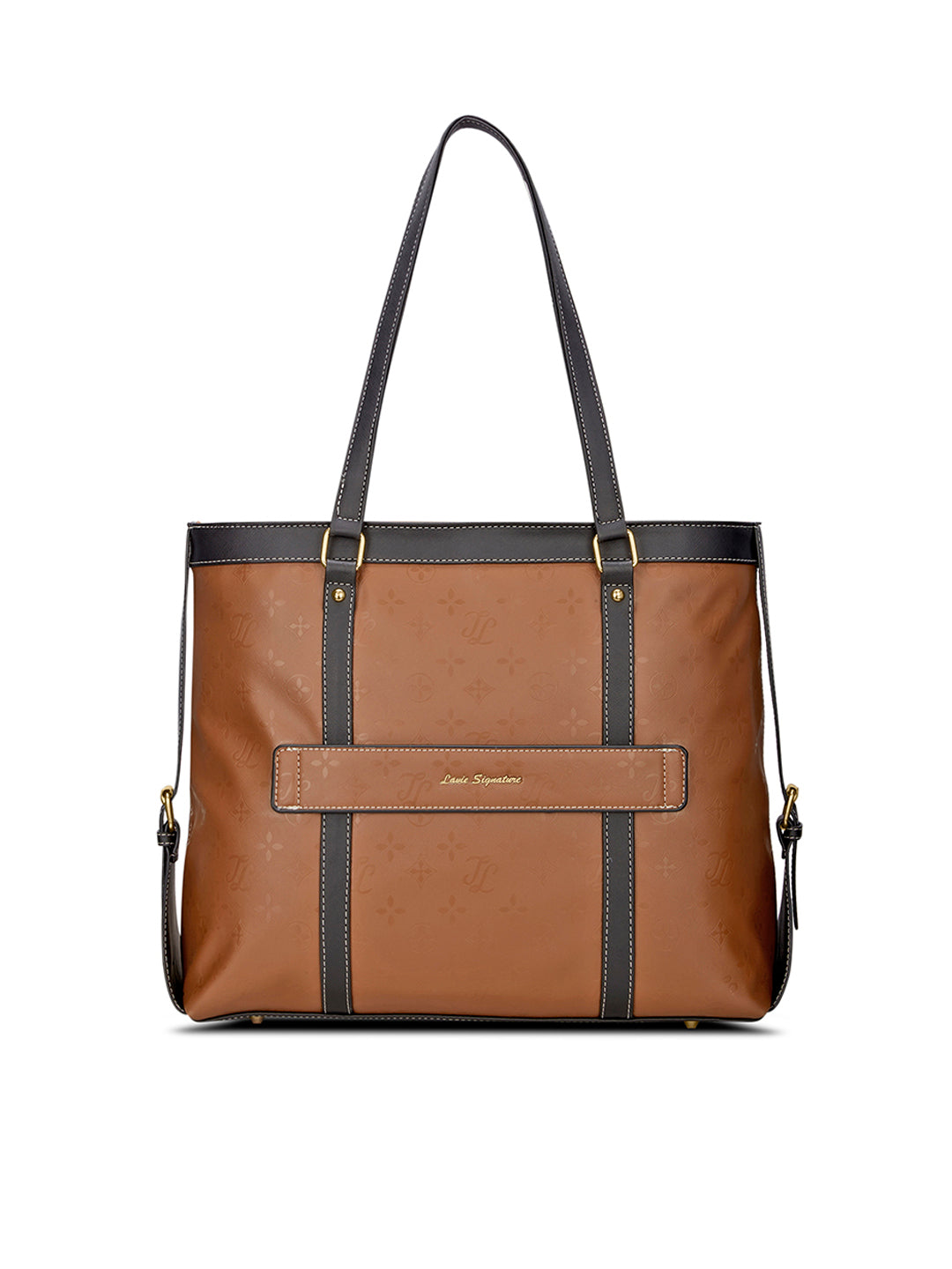 Sandiegoe Colourblock Tote Bag Tan