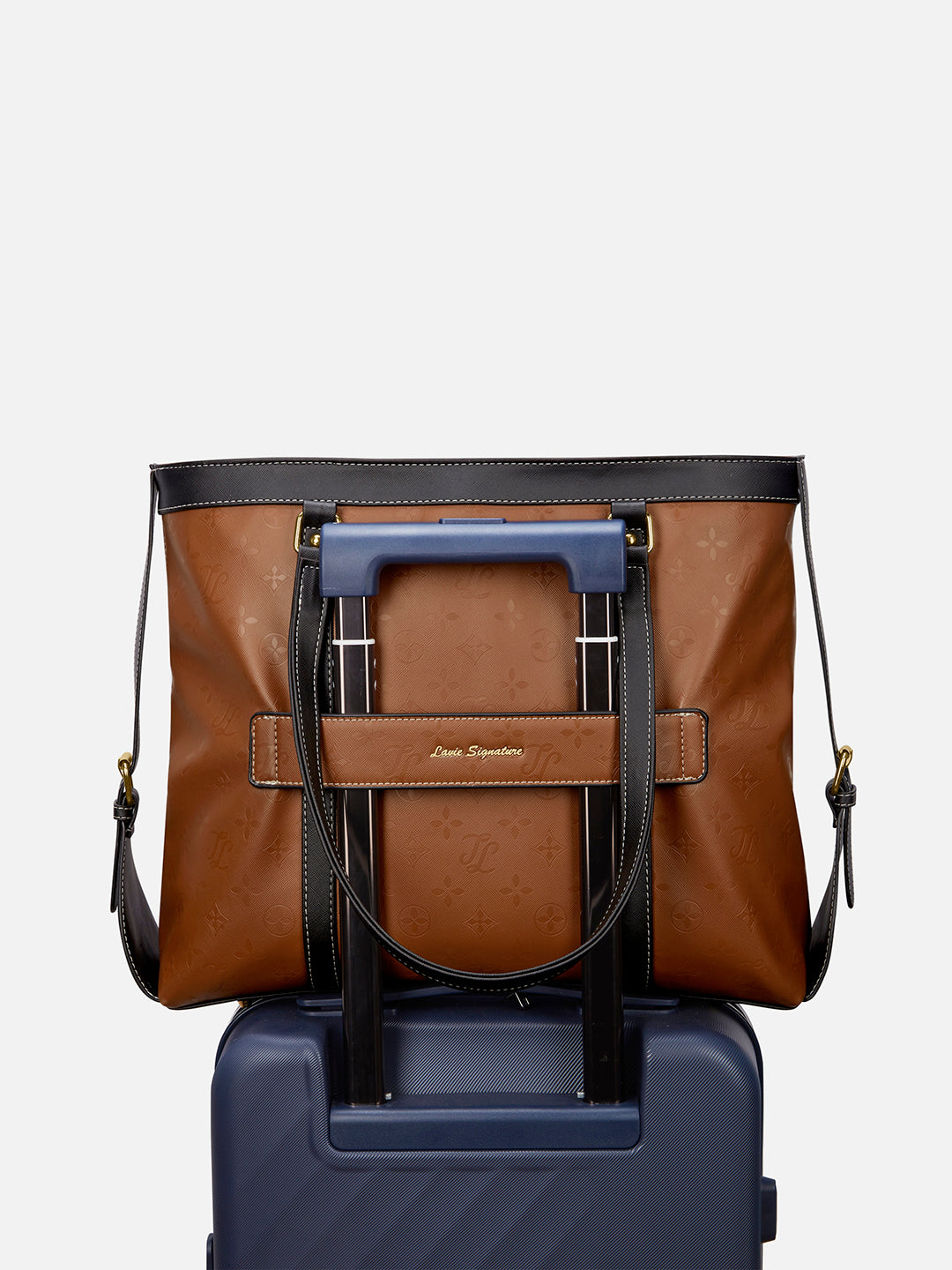Sandiegoe Colourblock Tote Bag Tan