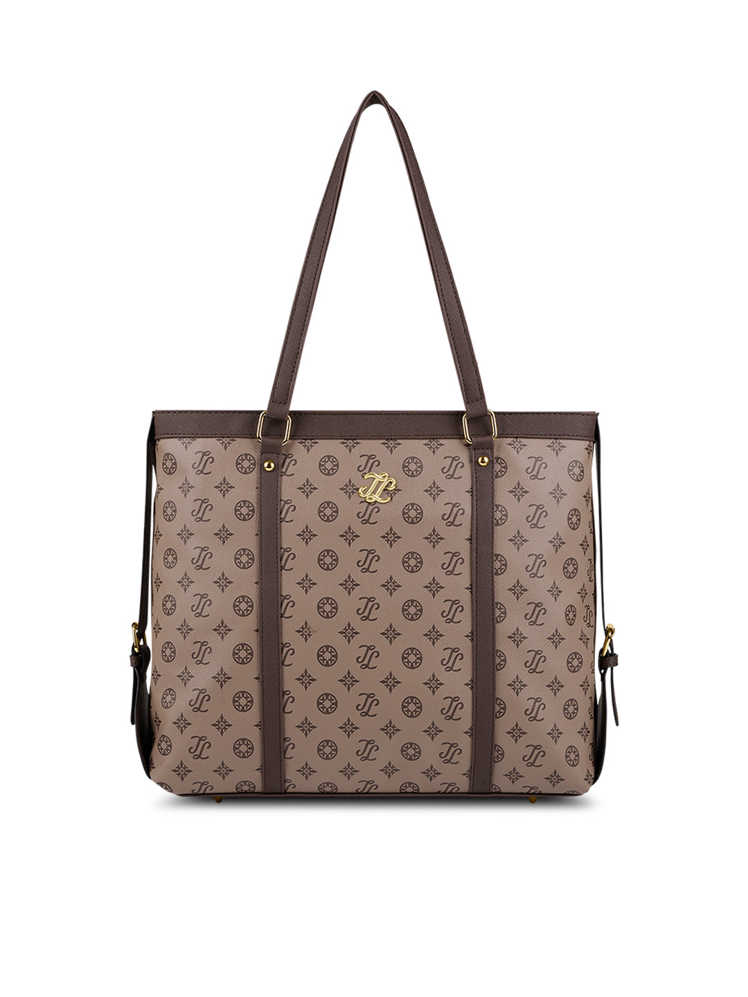 Sandiego Monogram Tote Bag Coffee