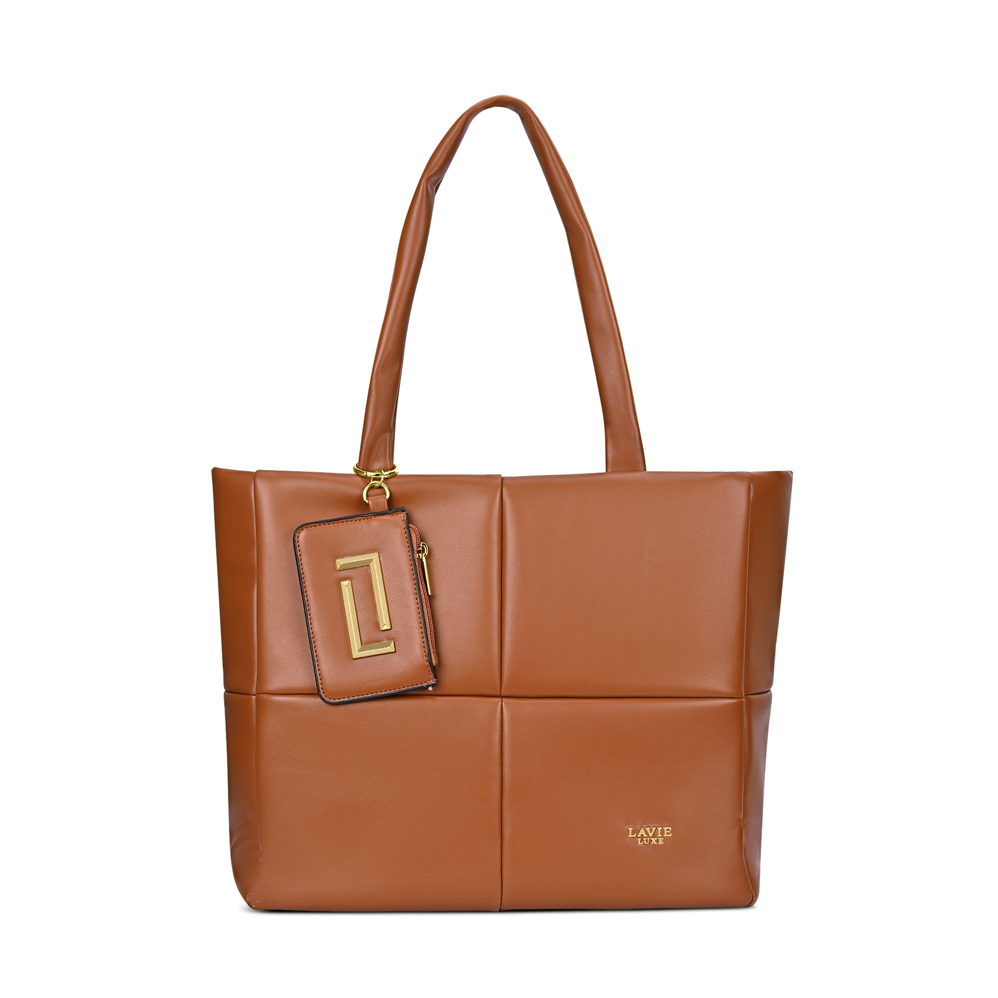 Puff Extra Large Tote Bag Tan