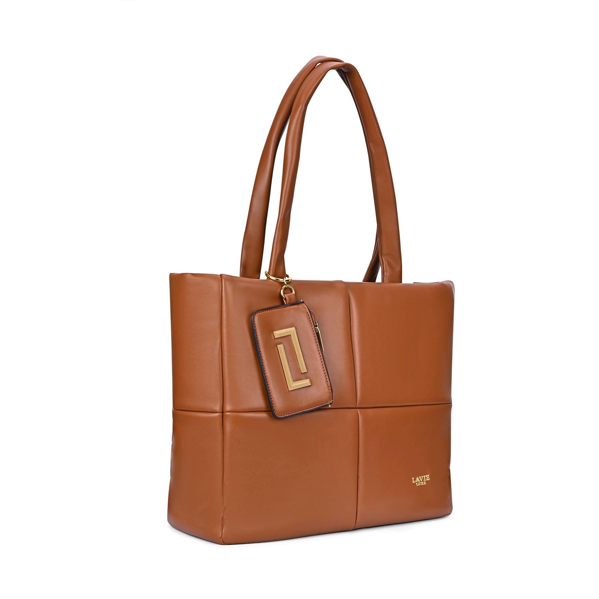 Puff Extra Large Tote Bag Tan