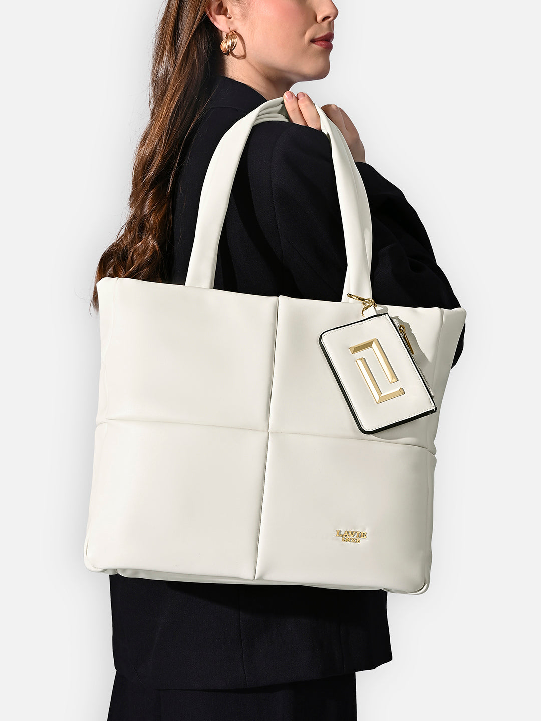 Puff Extra Large Tote Bag Off White
