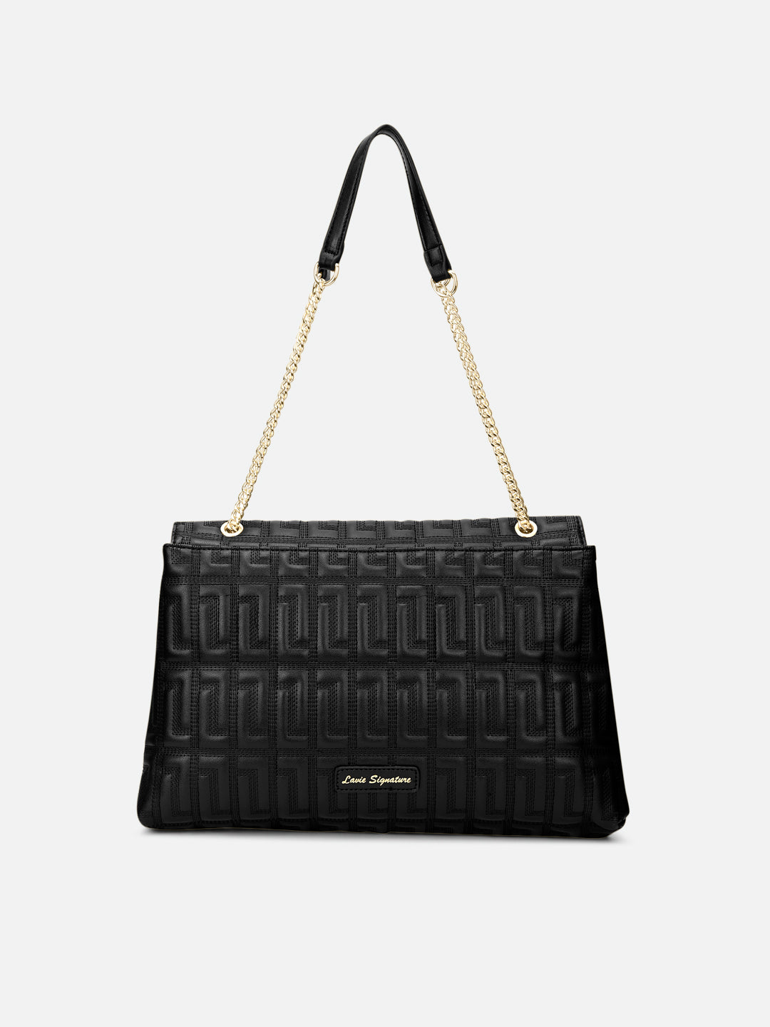 Quilt Bighorn Satchel Bag 'S Ladies Handbag Black