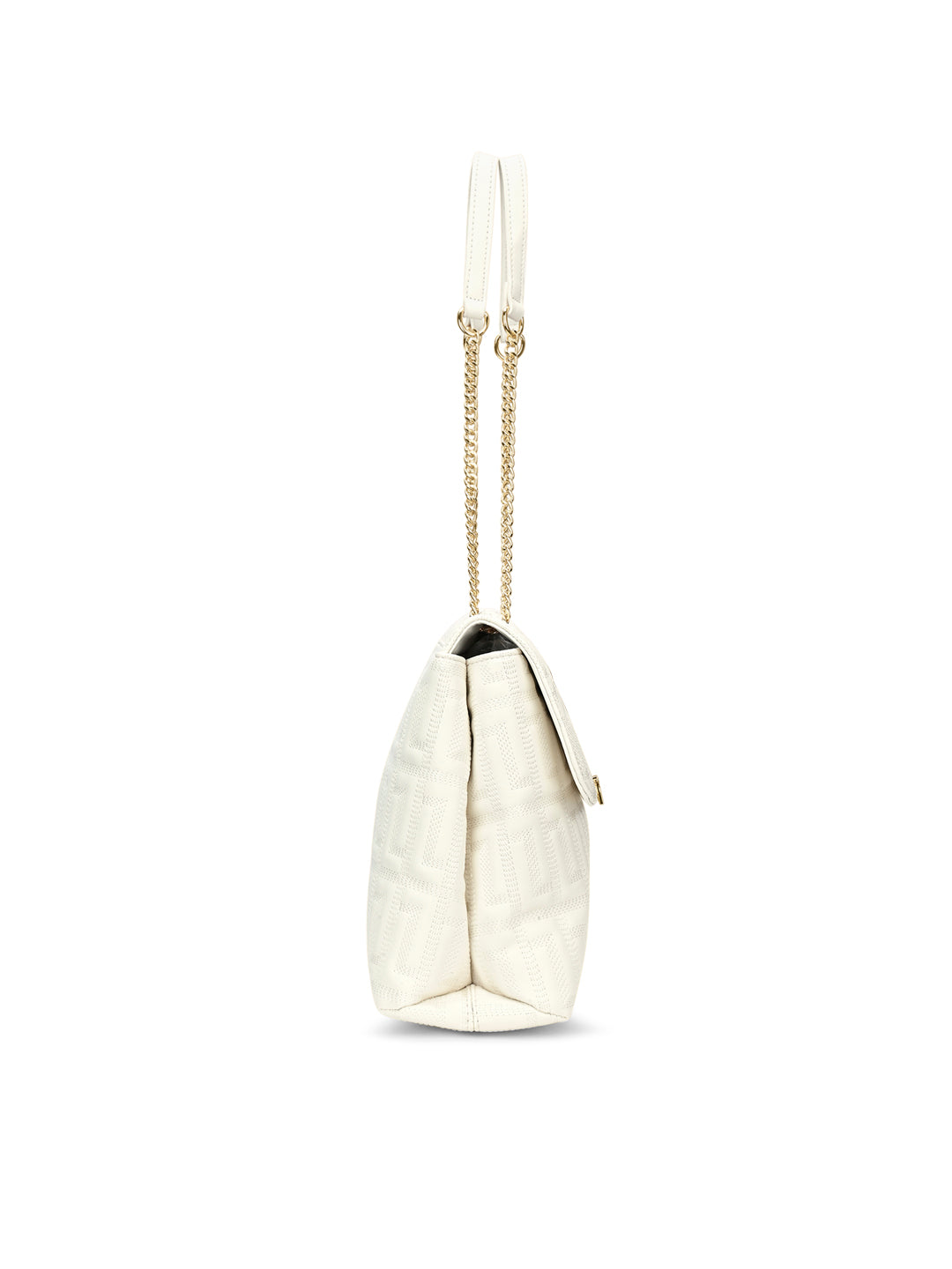 Quilt Bighorn Satchel Bag 'S Ladies Handbag Off White