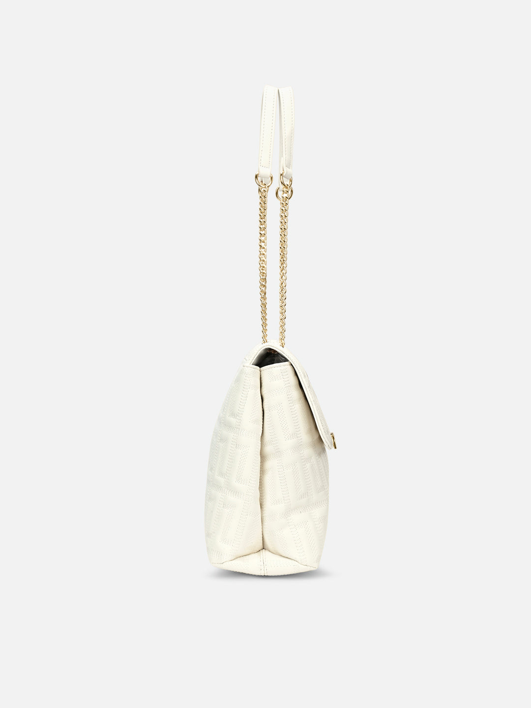 Quilt Bighorn Satchel Bag 'S Ladies Handbag Off White