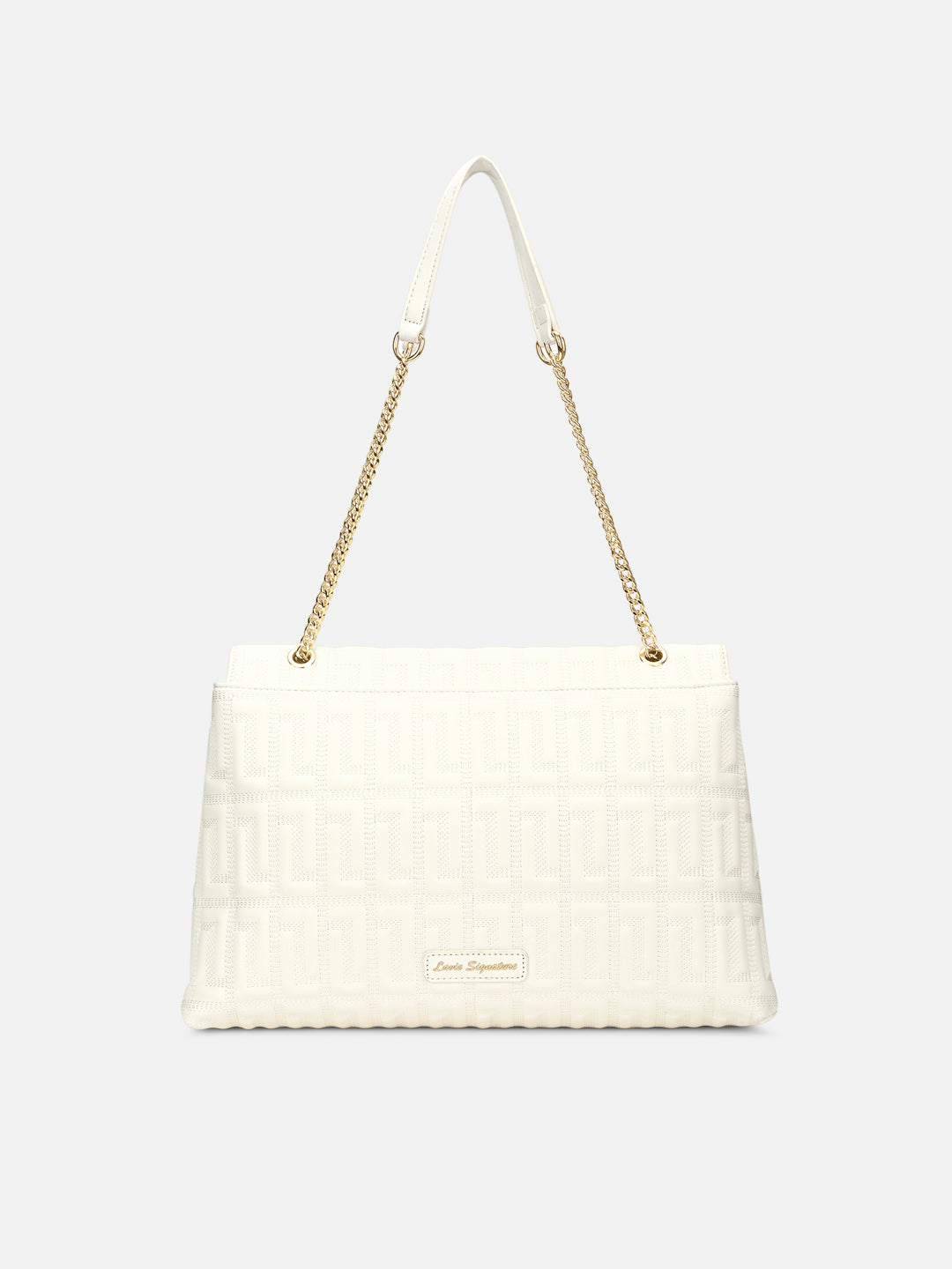 Quilt Bighorn Satchel Bag 'S Ladies Handbag Off White