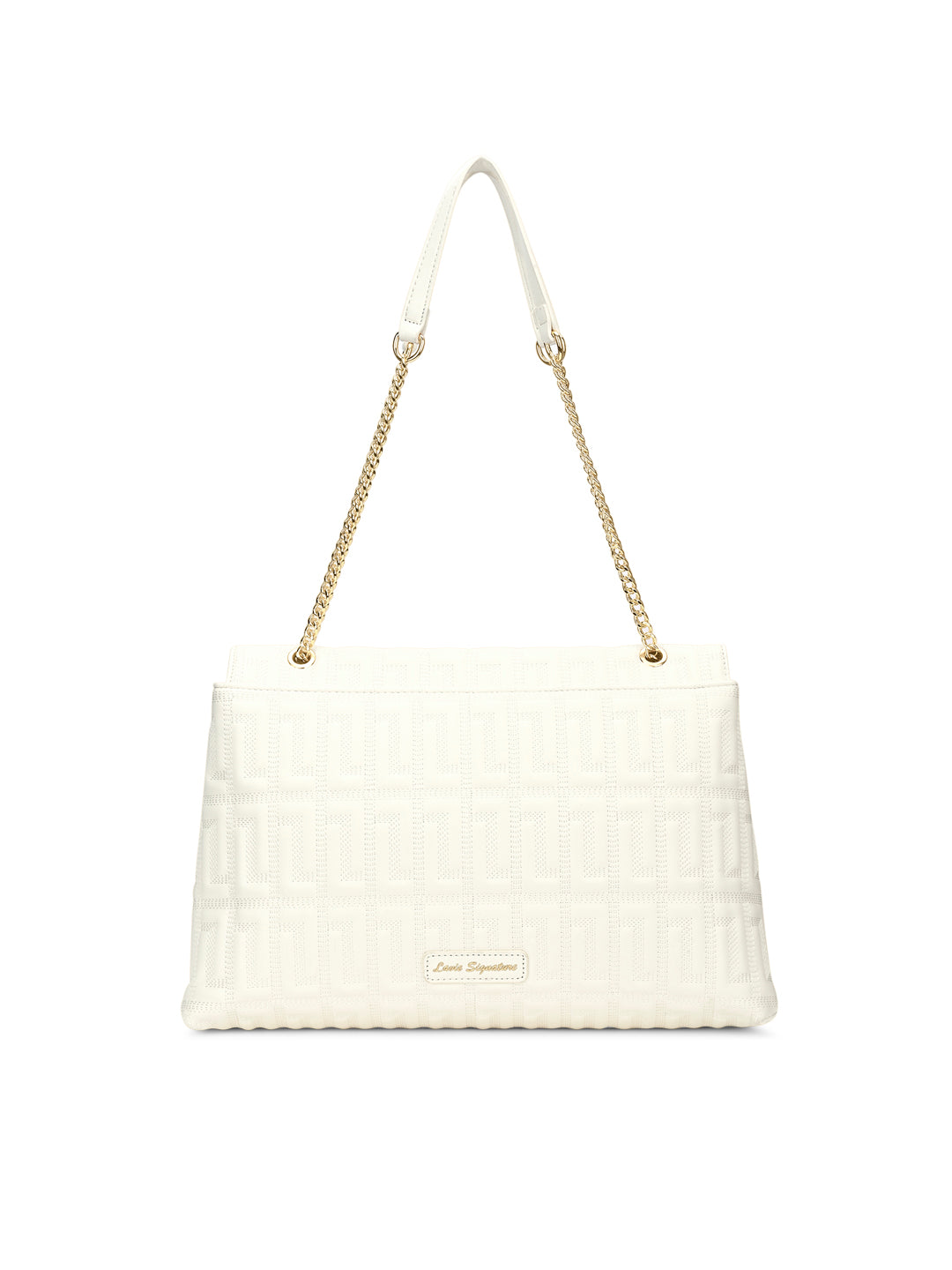 Quilt Bighorn Satchel Bag 'S Ladies Handbag Off White